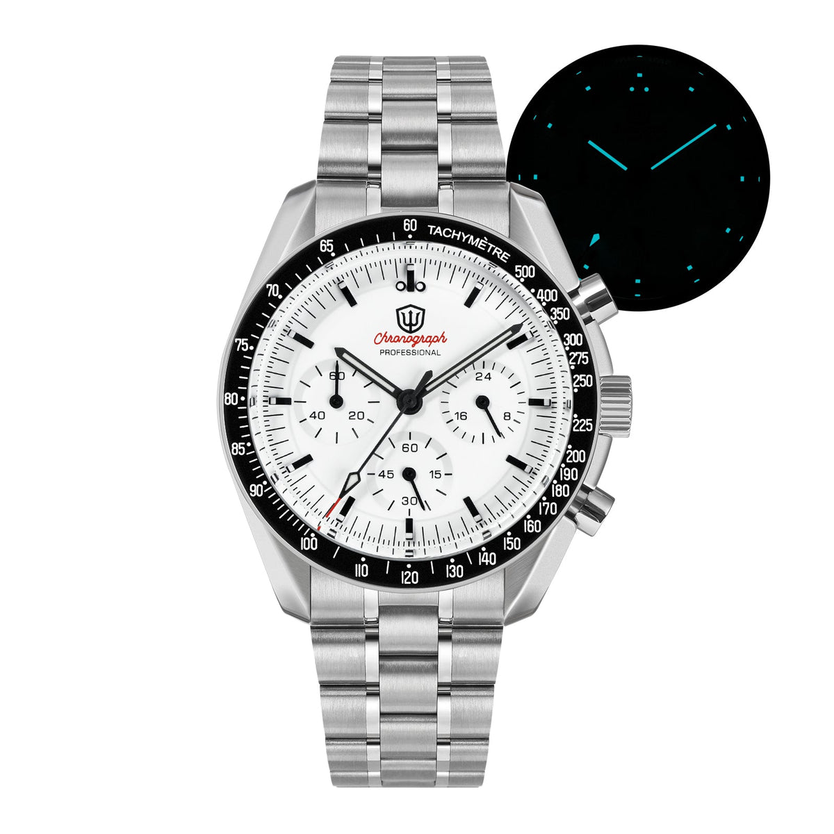 UK Pre-Owned Watchdives 40mm WD1860 VK63 Chronograph Watch
