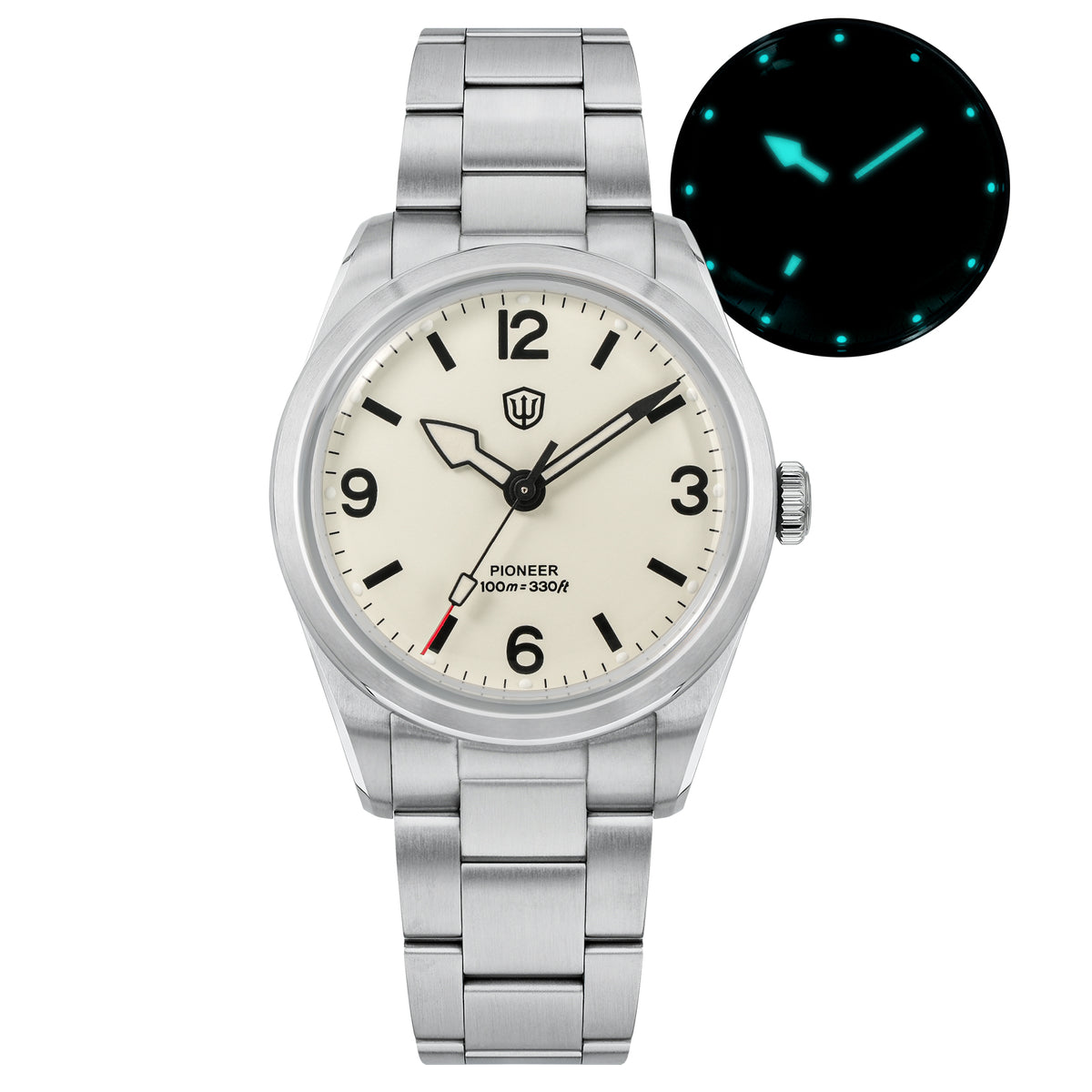 US Pre-Owned Watchdives WD1960S V2 36mm VH31 Men Watch