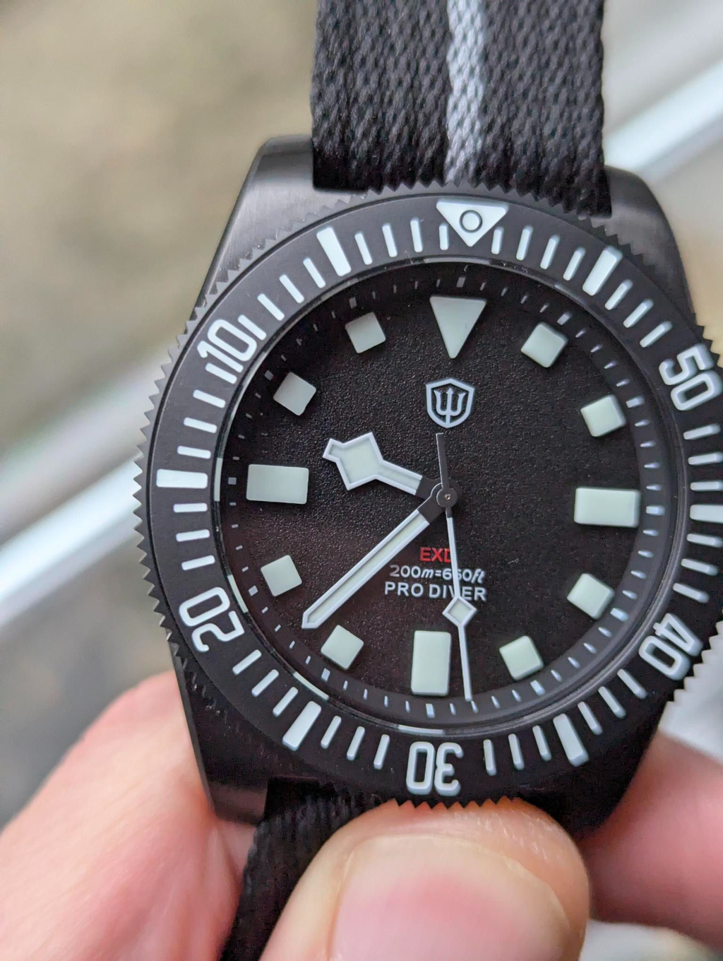 UK Pre-Owned Watchdives 40mm EXD Titanium Diver Watch
