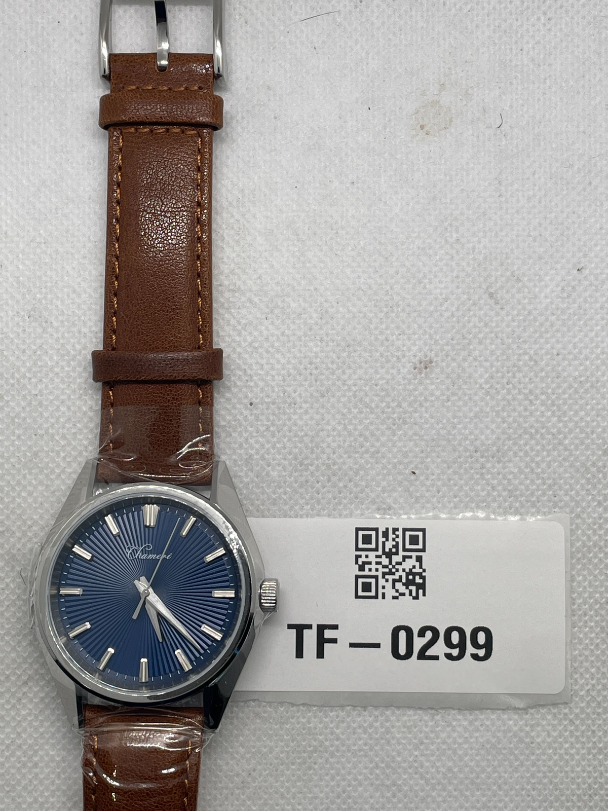 US Pre-Owned Chameri 40mm VH31 Quartz Sweep Second Watch GS05