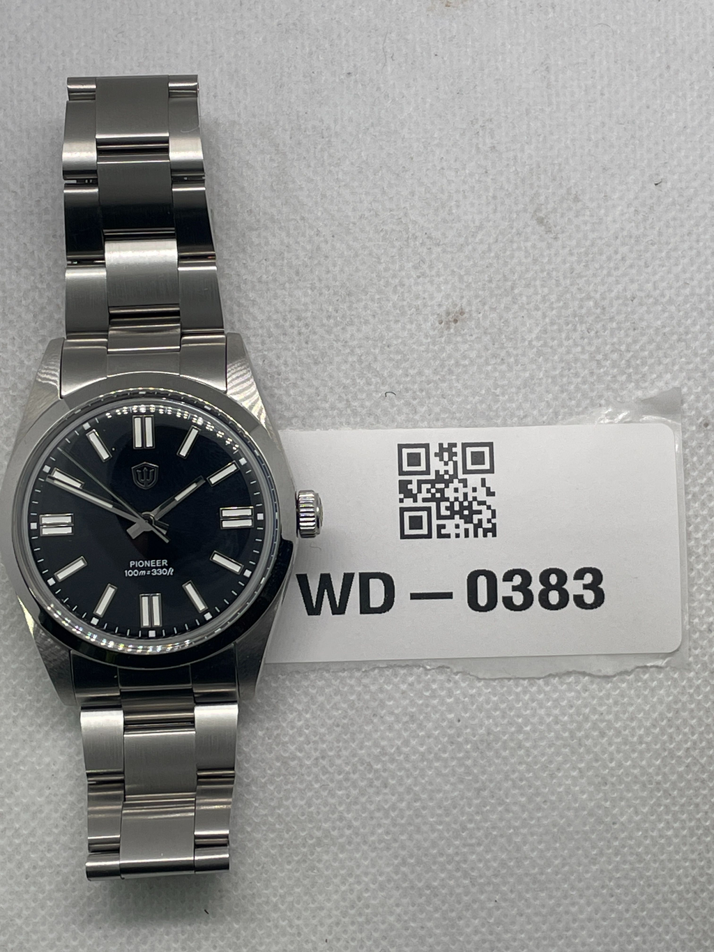 EU Pre-Owned Watchdives WD1016B 37mm Pioneer VH31 Men Watch