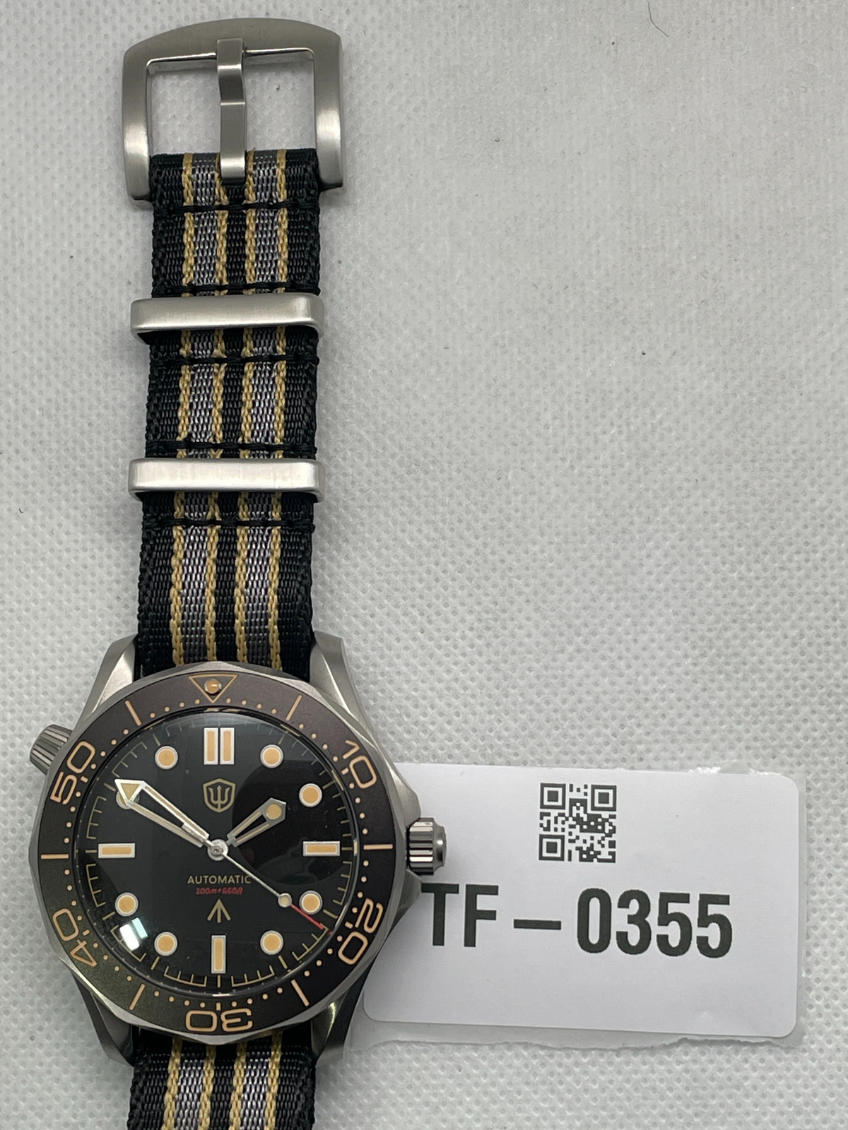US Pre-Owned Watchdives WD007 V4 42mm Titanium Automatic NTTD Dive Watch