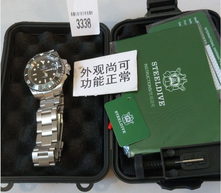 US Pre-Owned Steeldive SD1953 Sub Men Watch