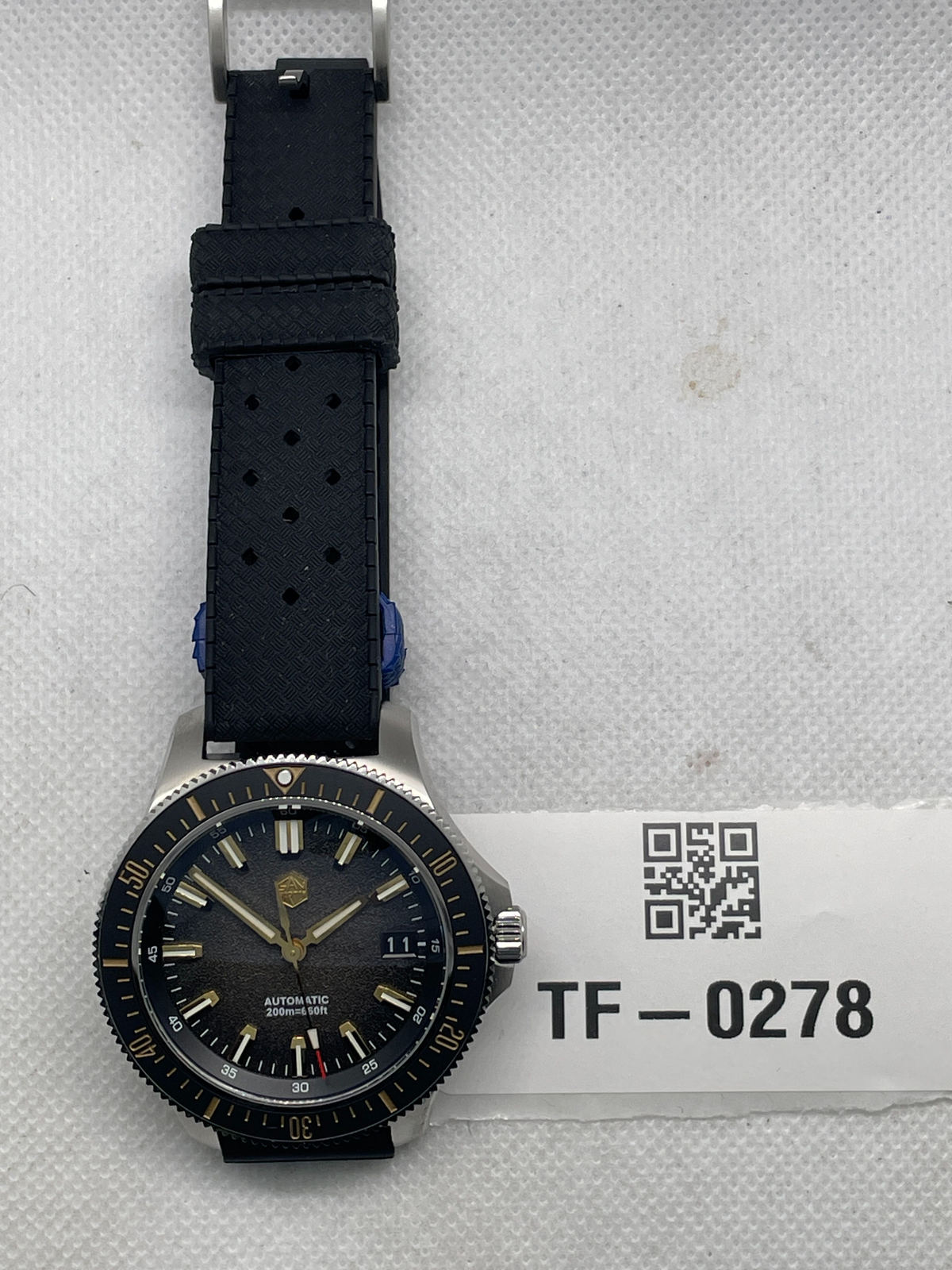US Pre-Owned San Martin 2025 Upgraded 40mm Diver Watch SN0118G-B