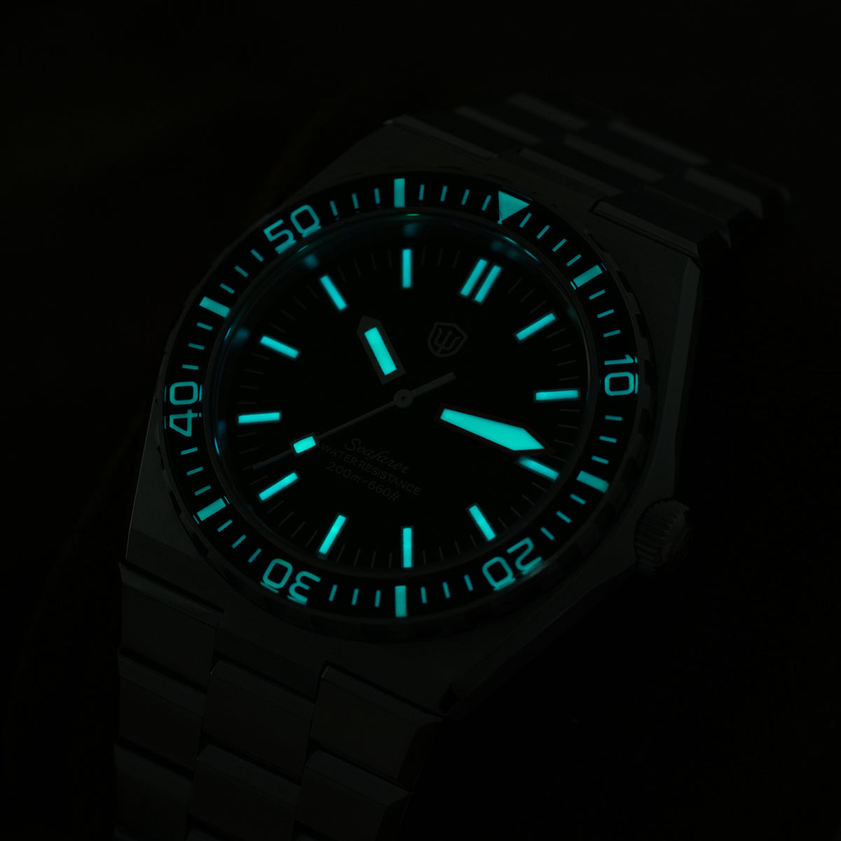US Pre-Owned Watchdives Premier WD0017 VH31/Ronda 515 Diver Watch