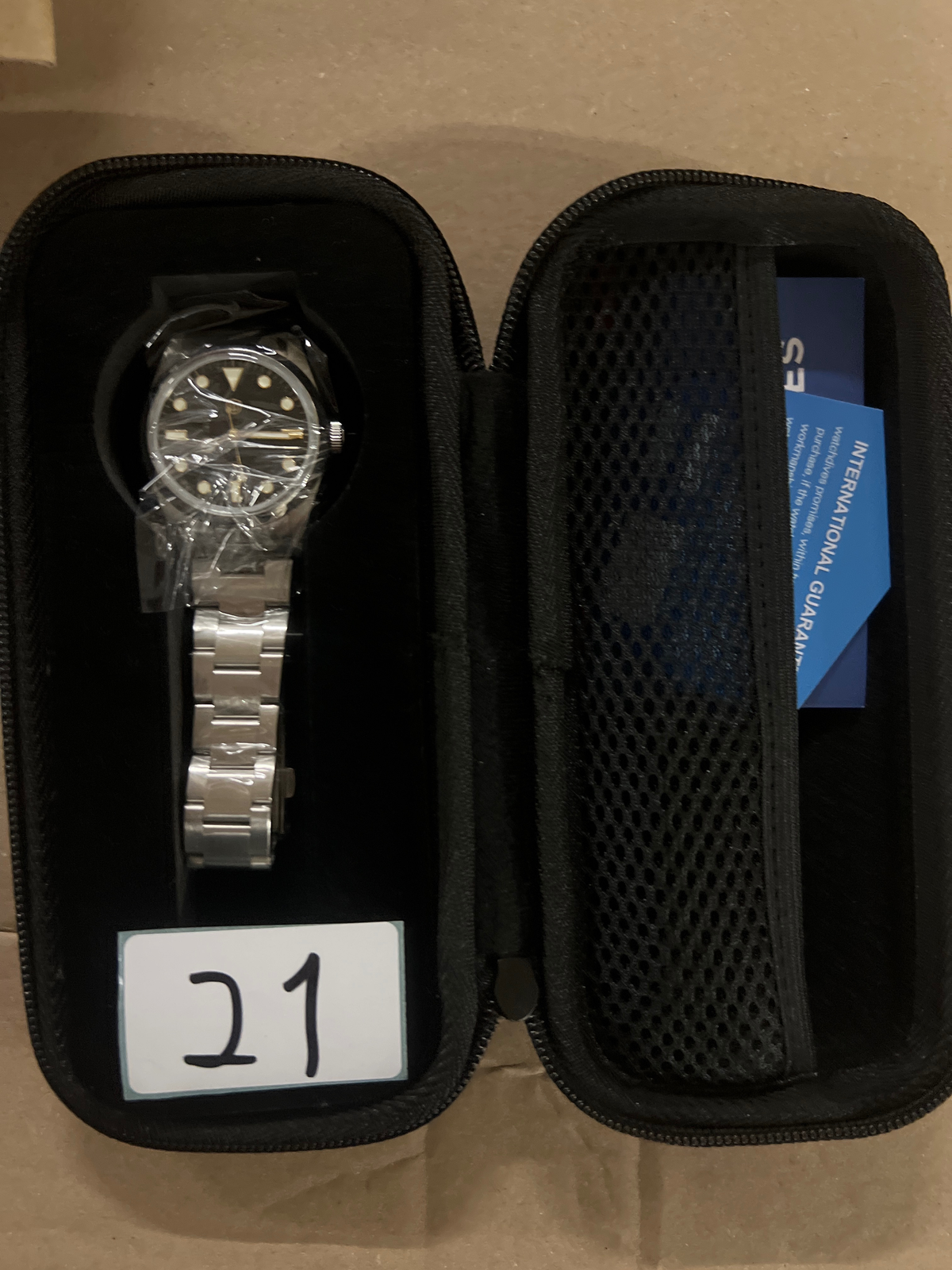 EU Pre-Owned Watchdives WD1016 37mm VH31 Explore Men Watch V3