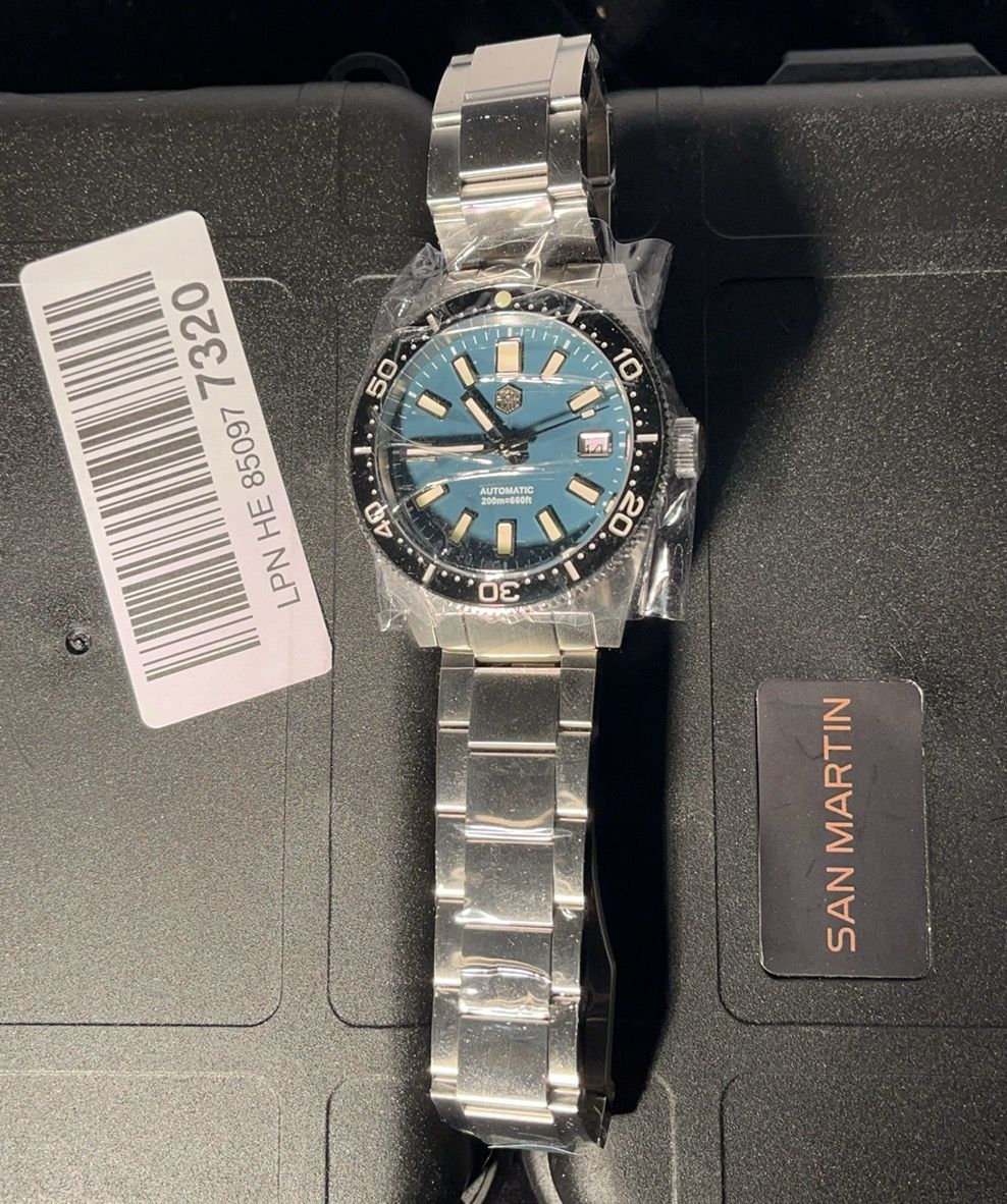 EU Pre-Owned San Martin 39mm 62mas Dive Watch SN007GB