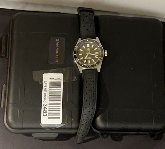 EU Pre-Owned San Martin 39mm 62mas Dive Watch SN007GB