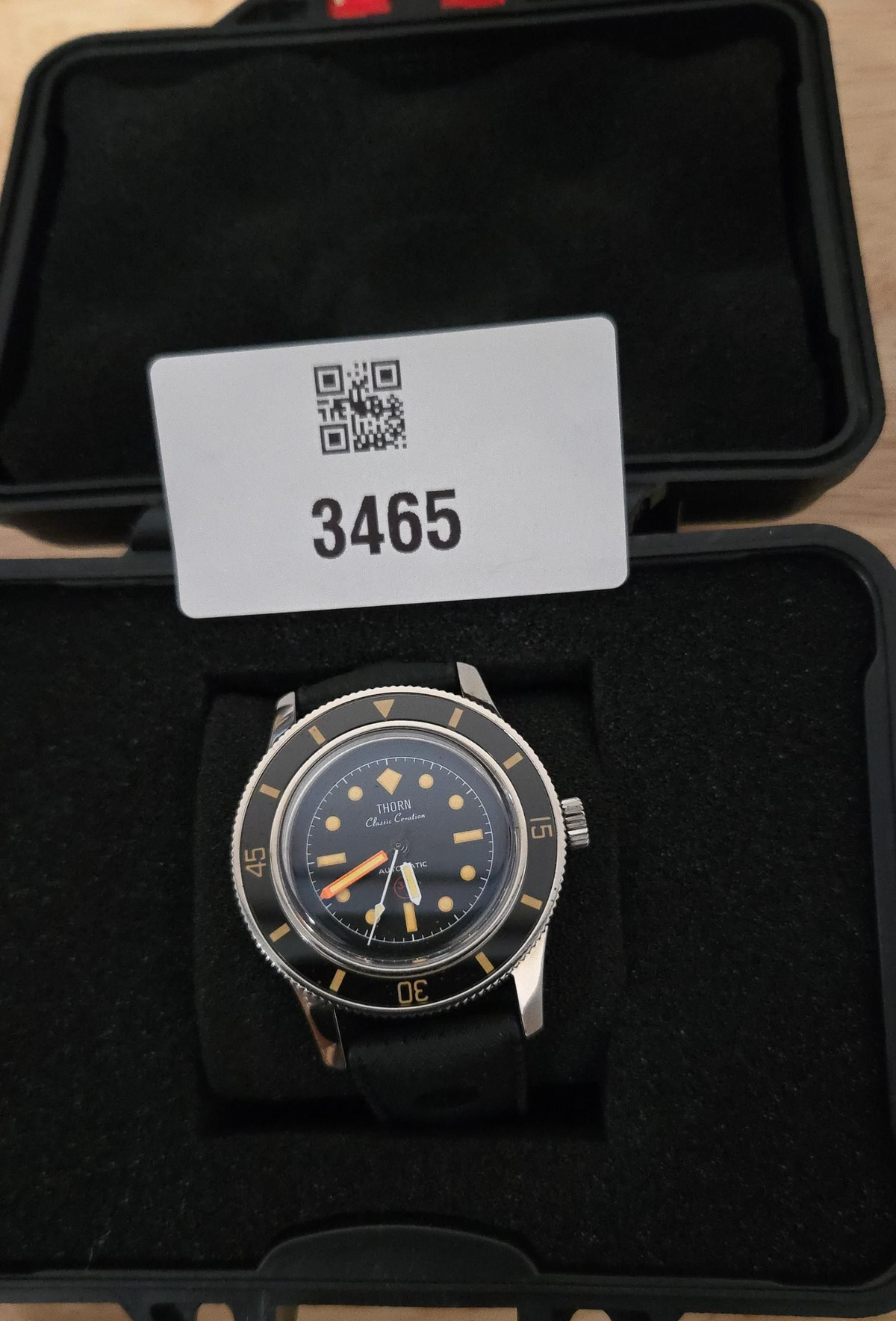 US Pre-Owned Thorn 38mm Titanium 50-Fathoms Dive Watch