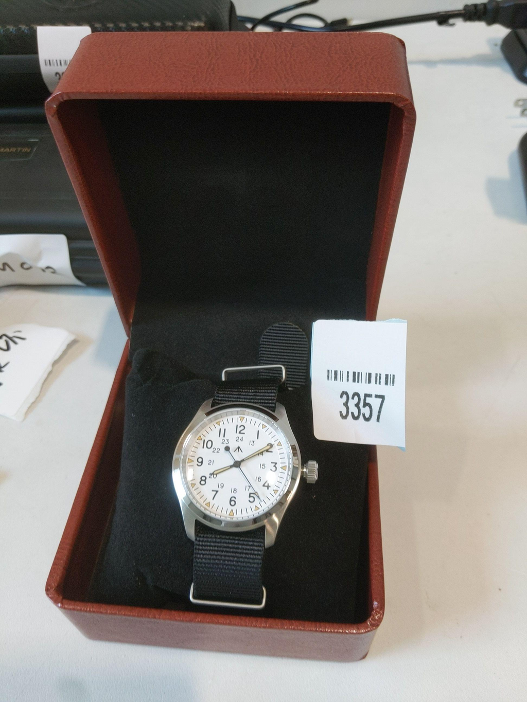 US Pre-Owned Militado ML08 38mm Field Watch – VH31 / Ronda 515