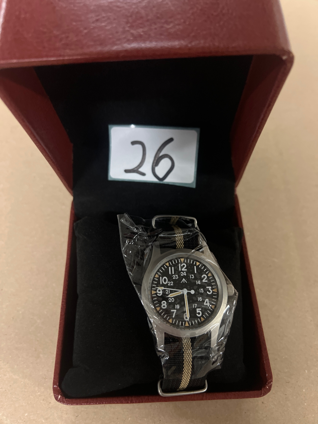 EU Pre-Owned Militado Sapphire Crystal 38mm Field Watch ML05