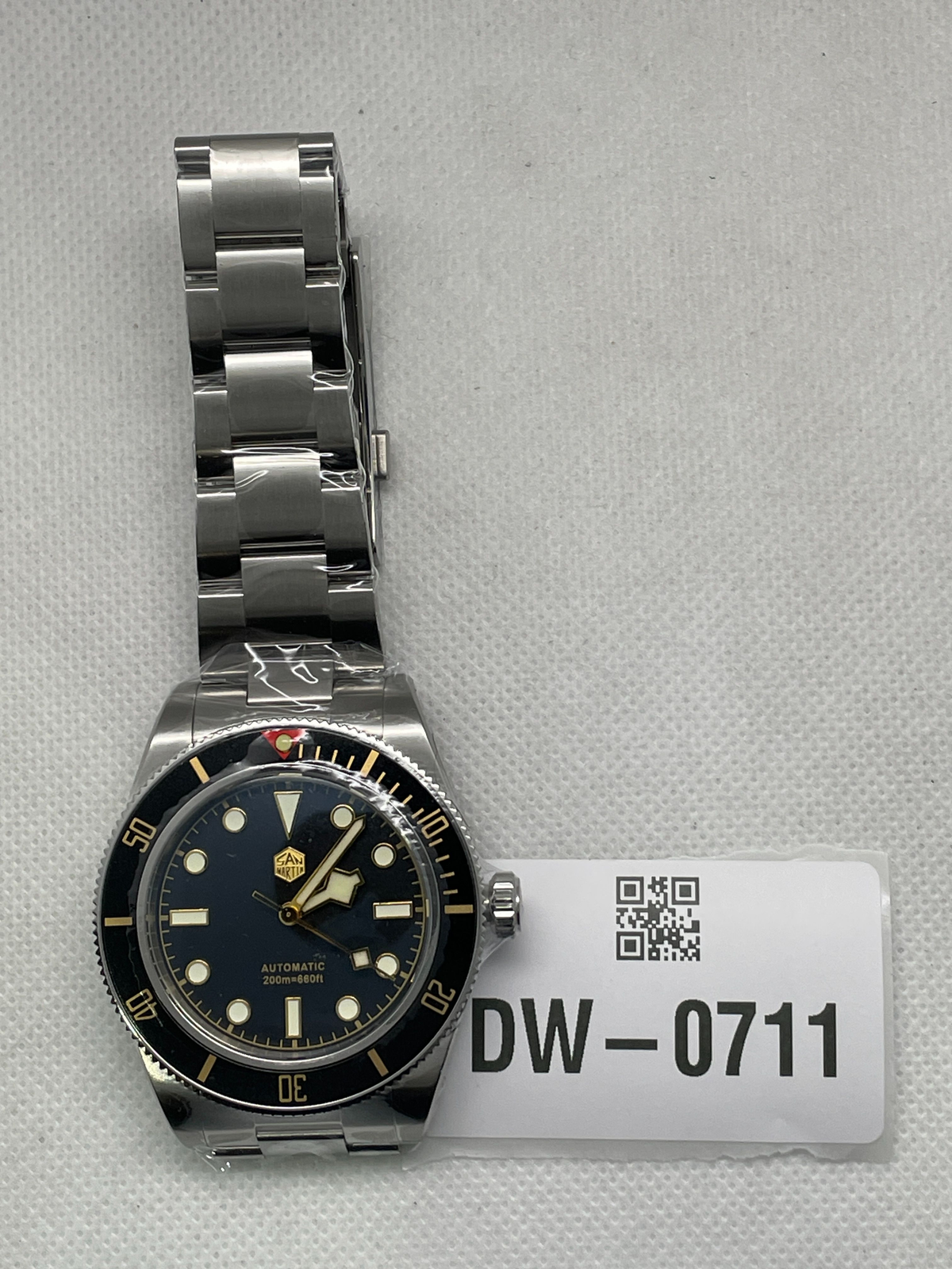 US Pre-Owned San Martin 40mm BB58 NH35 Automatic Watch SN008G-D