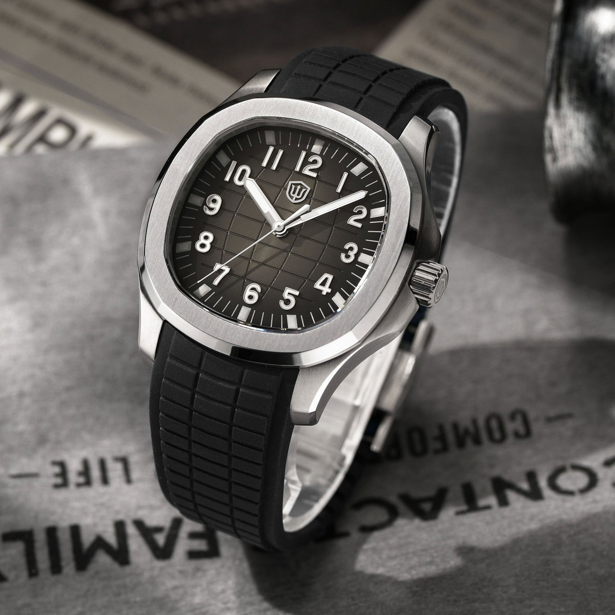 EU Pre-Owned Watchdives WD008 38mm VH31 Slim Sport Watch