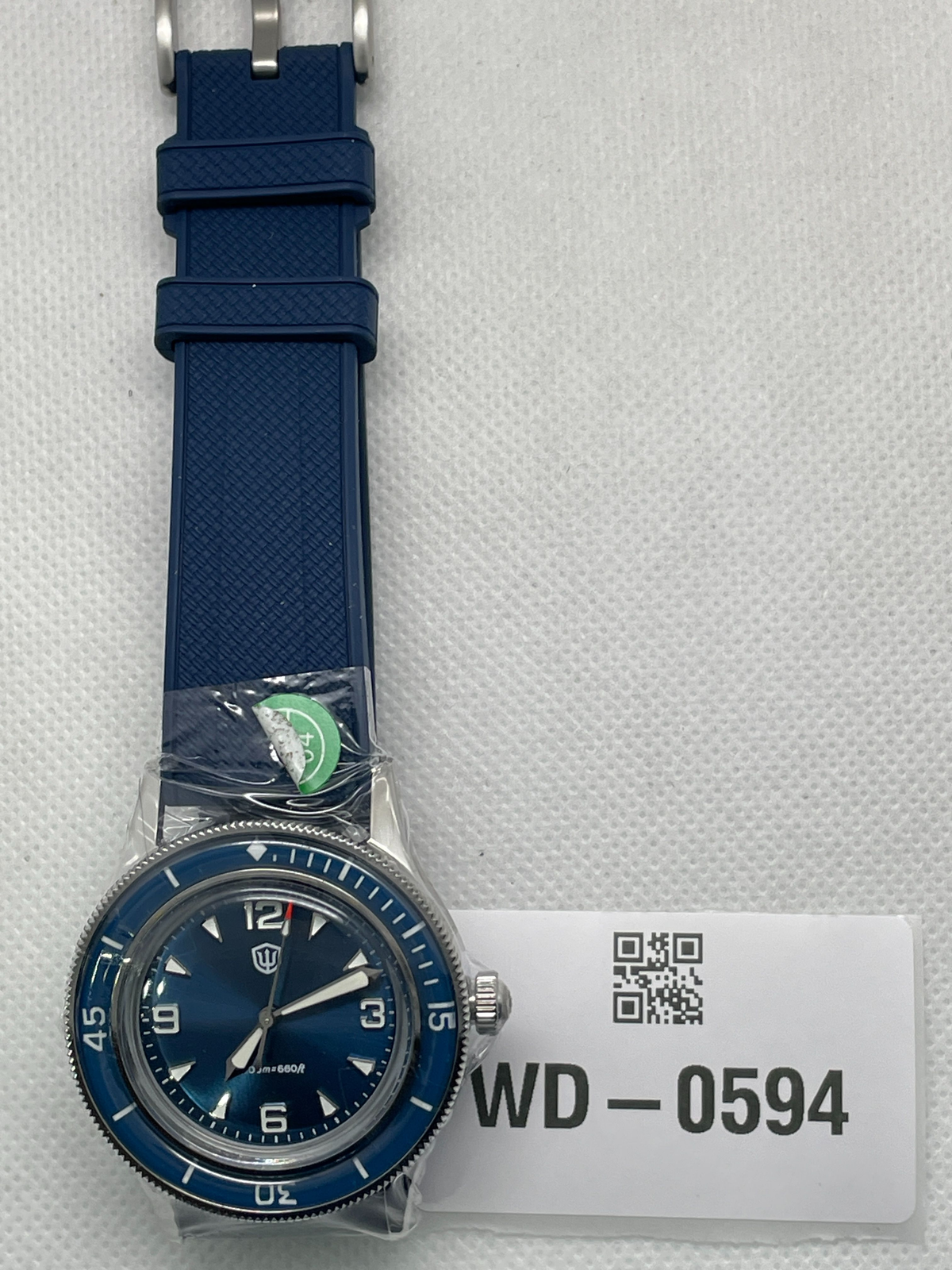 US Pre-Owned Watchdives WD50Q 38mm VH31 50-Fathoms Dive Watch