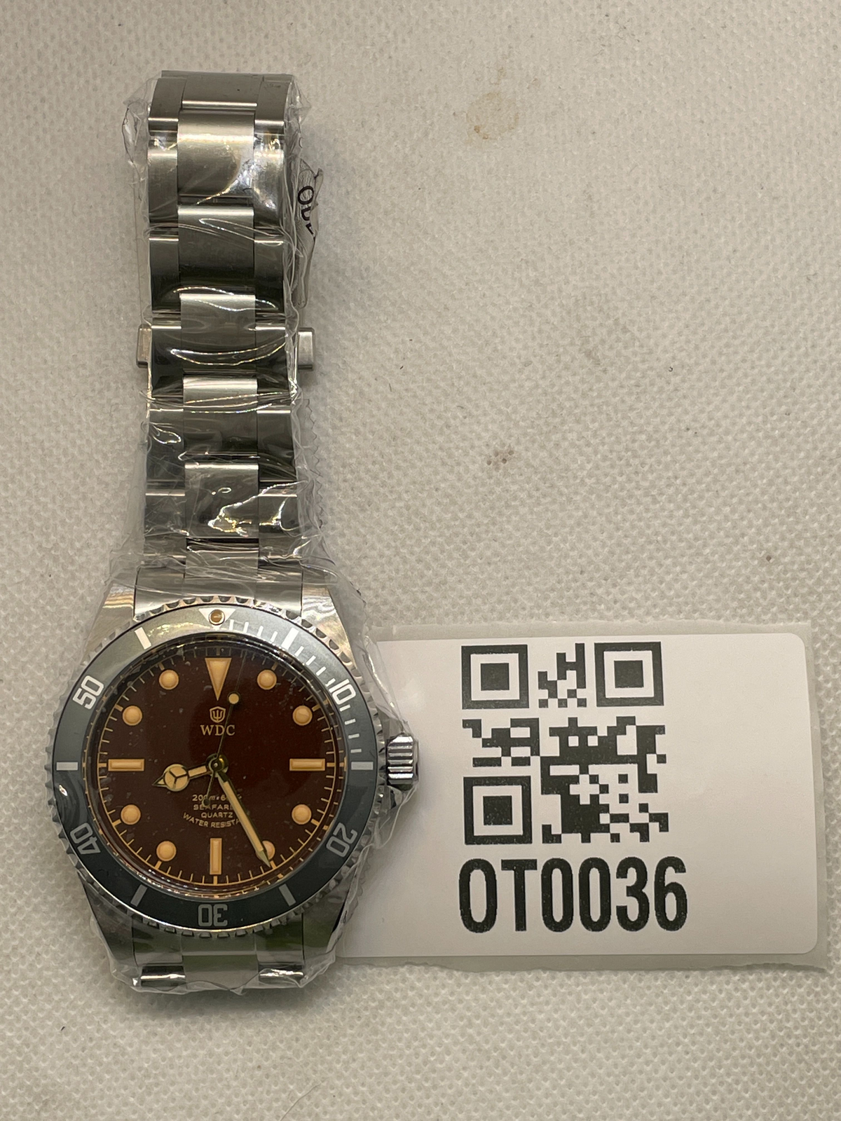 US Pre-Owned Watchdives Seafarer WD5513Q 40mm VH31 Sub Diver Watch