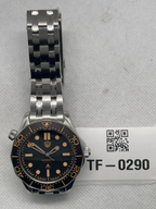 US Pre-Owned Watchdives WD007ST 39mm NTTD Dive Watch