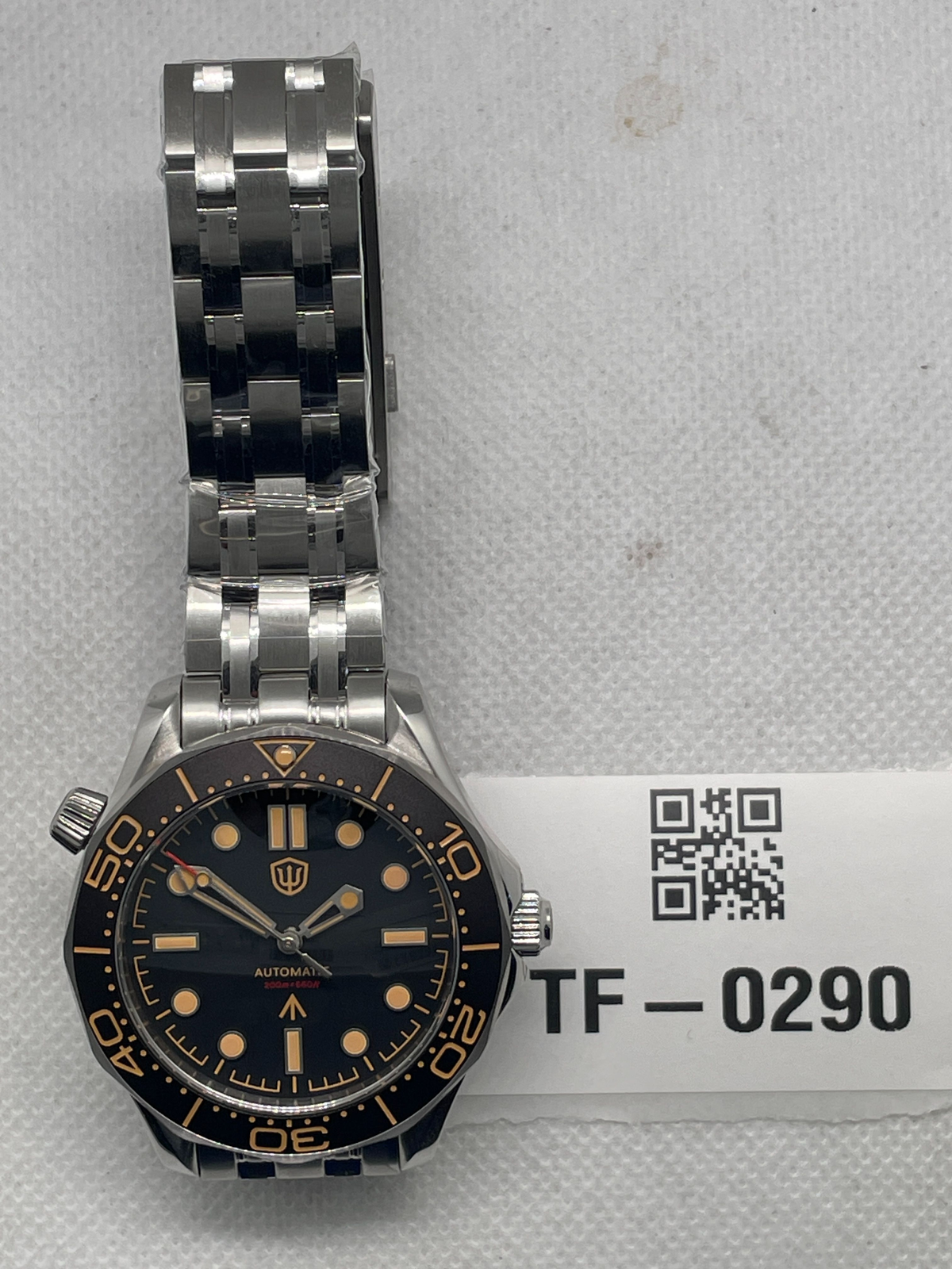 US Pre-Owned Watchdives WD007ST 39mm NTTD Dive Watch