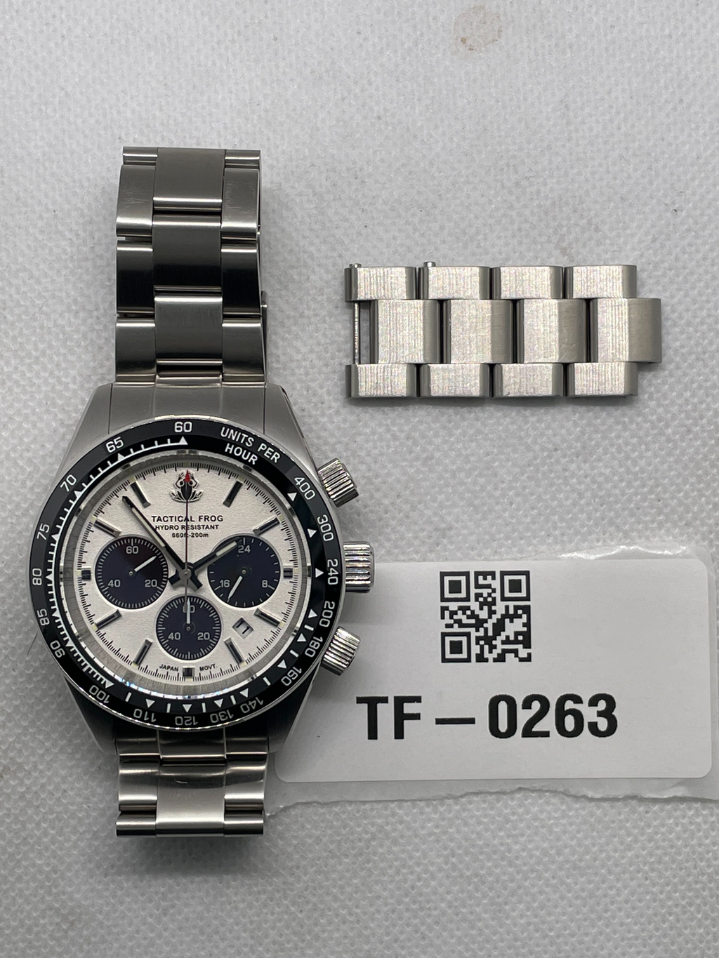 US Pre-Owned Tactical Frog VS75 Solar Chronograph Watch