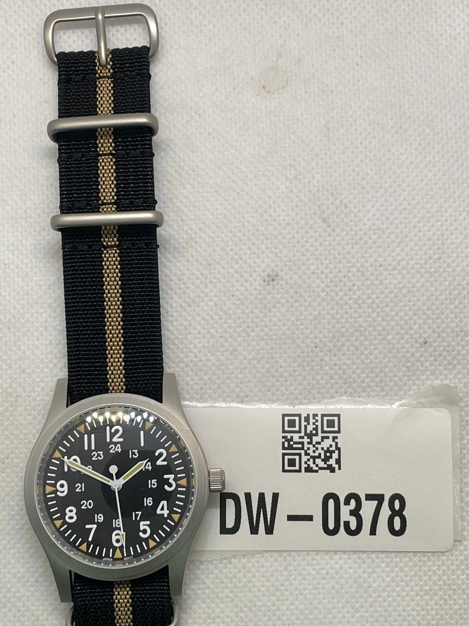 US Pre-Owned Militado Sapphire Crystal 38mm Field Watch ML05
