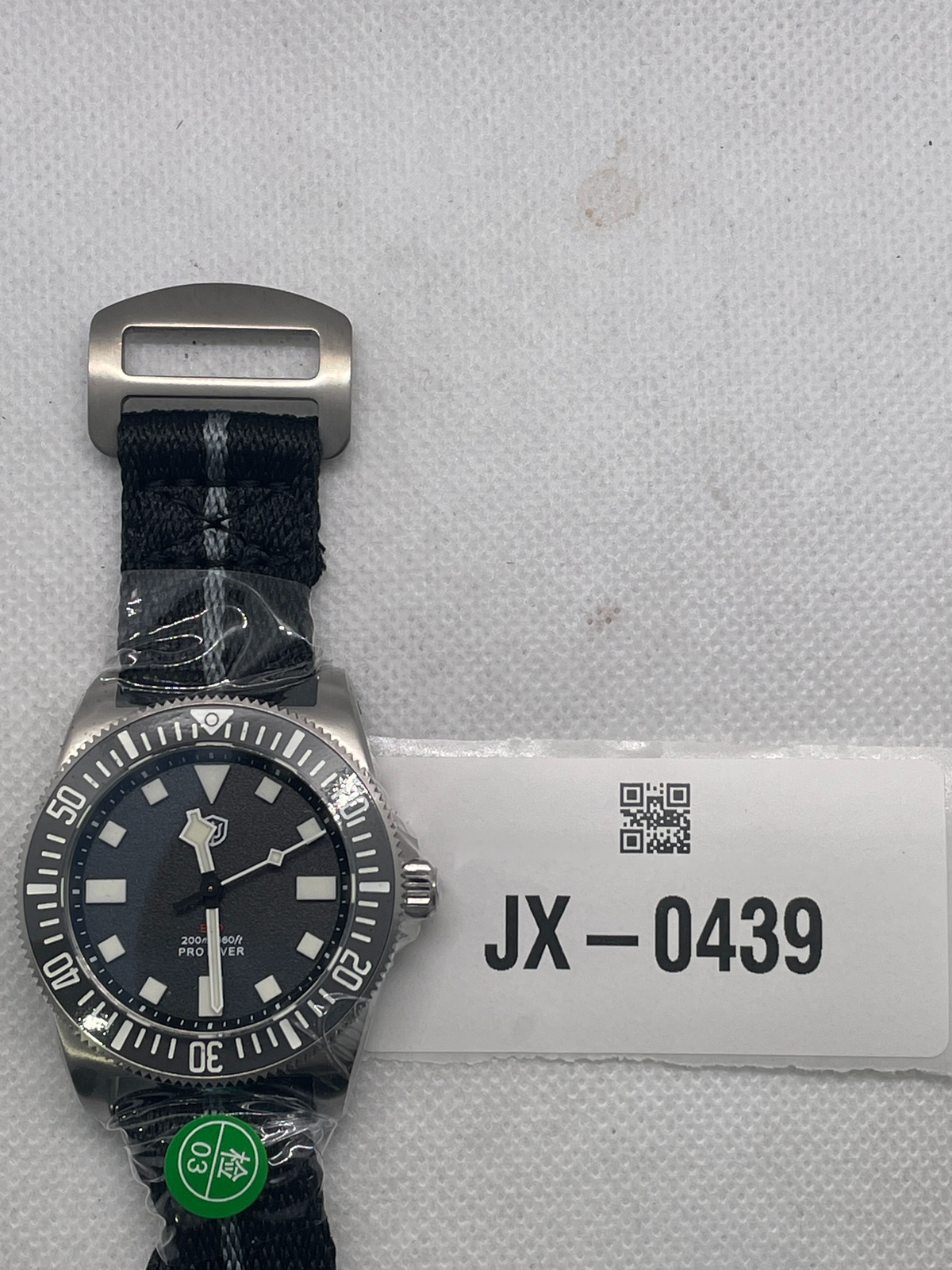 US Pre-Owned Watchdives EXD-38 38mm Titanium VH31 Dive Watch