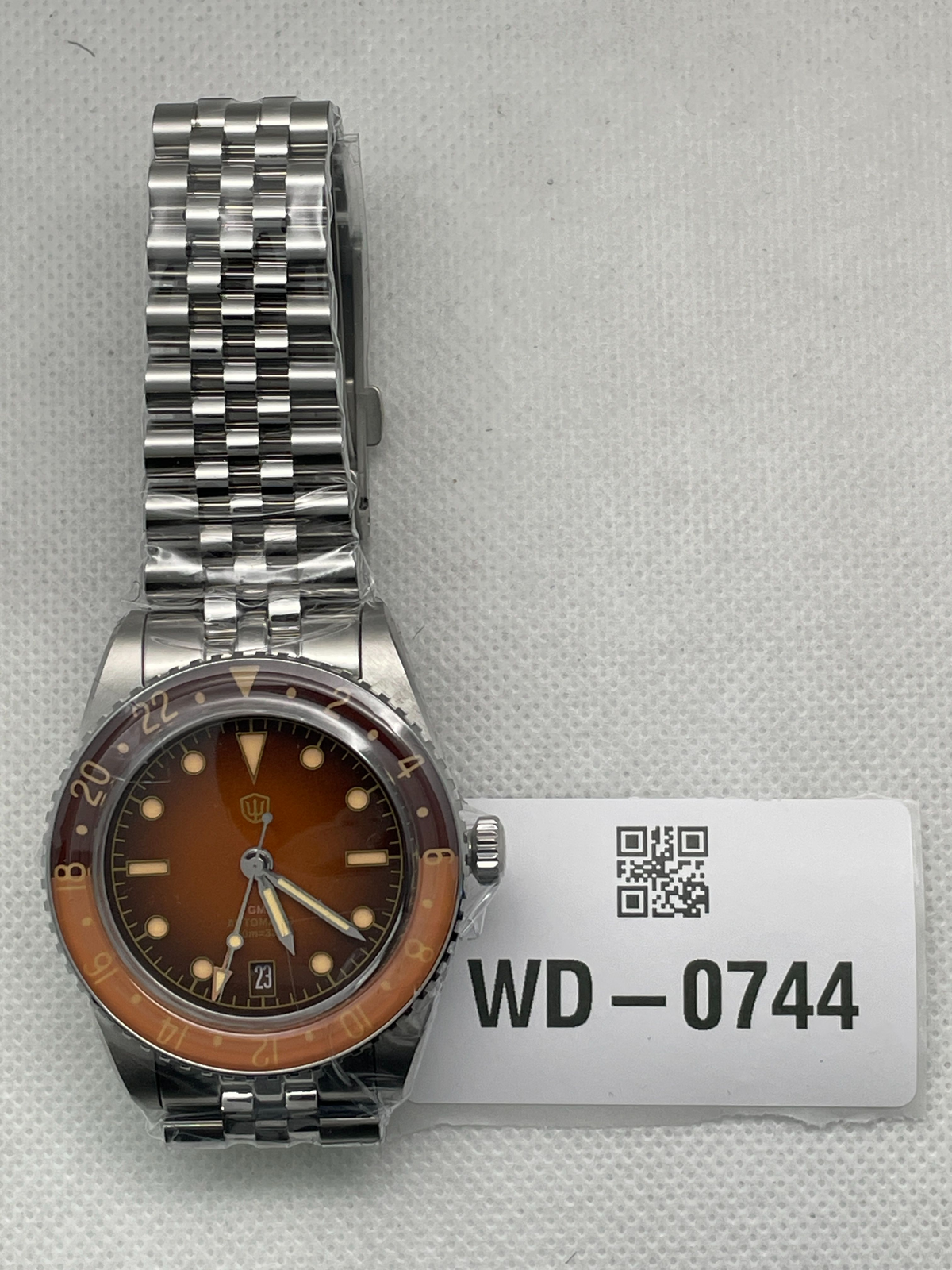 US Pre-Owned Watchdives WD6542 38mm GMT Men Watch