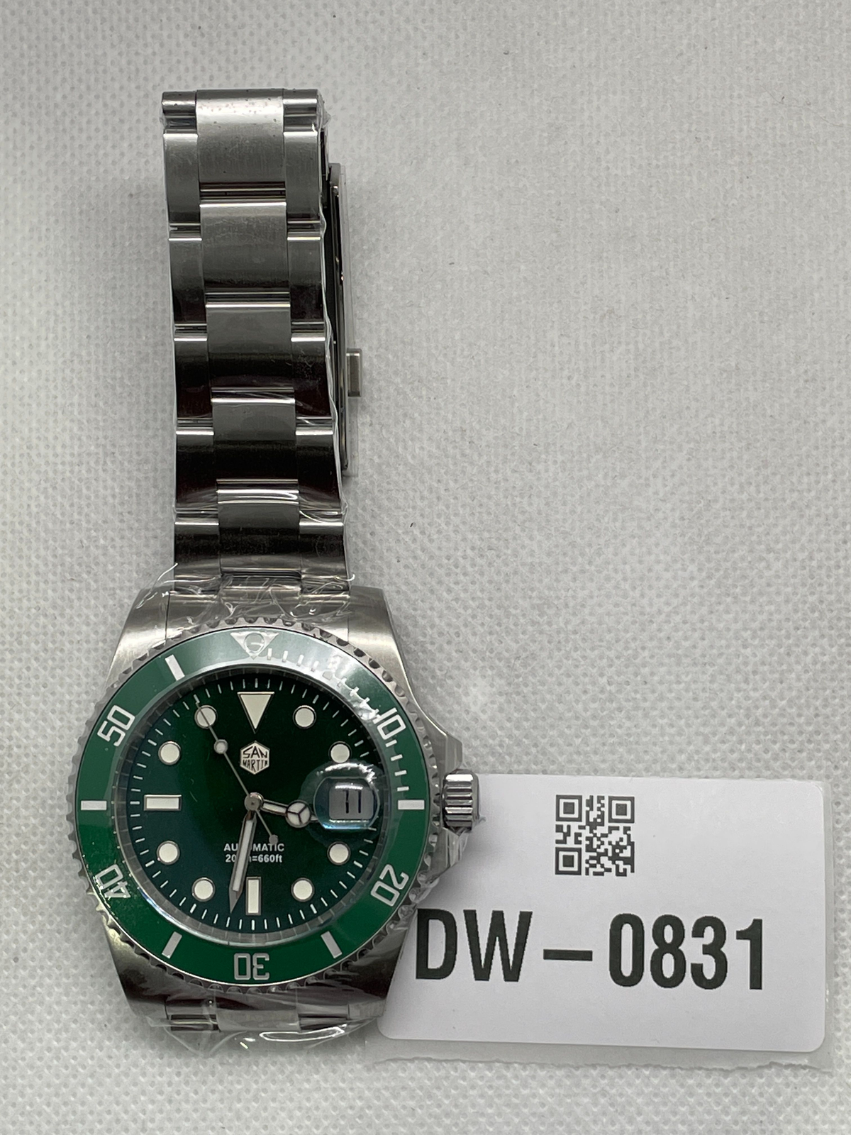 US Pre-Owned San Martin Upgraded ST2130 Sub Diver Men SN0017G-E