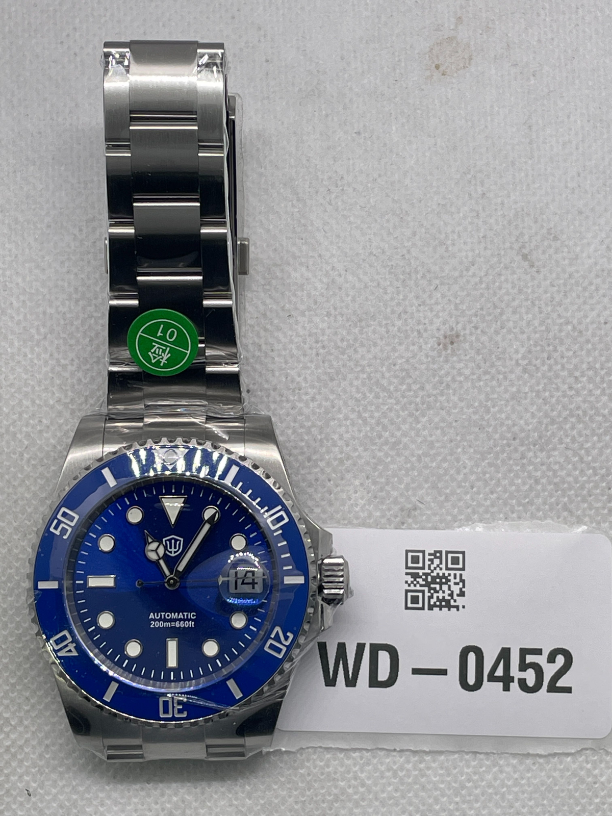 US Pre-Owned Watchdives WD5512 V2 PT5000 Sub Diver Watch