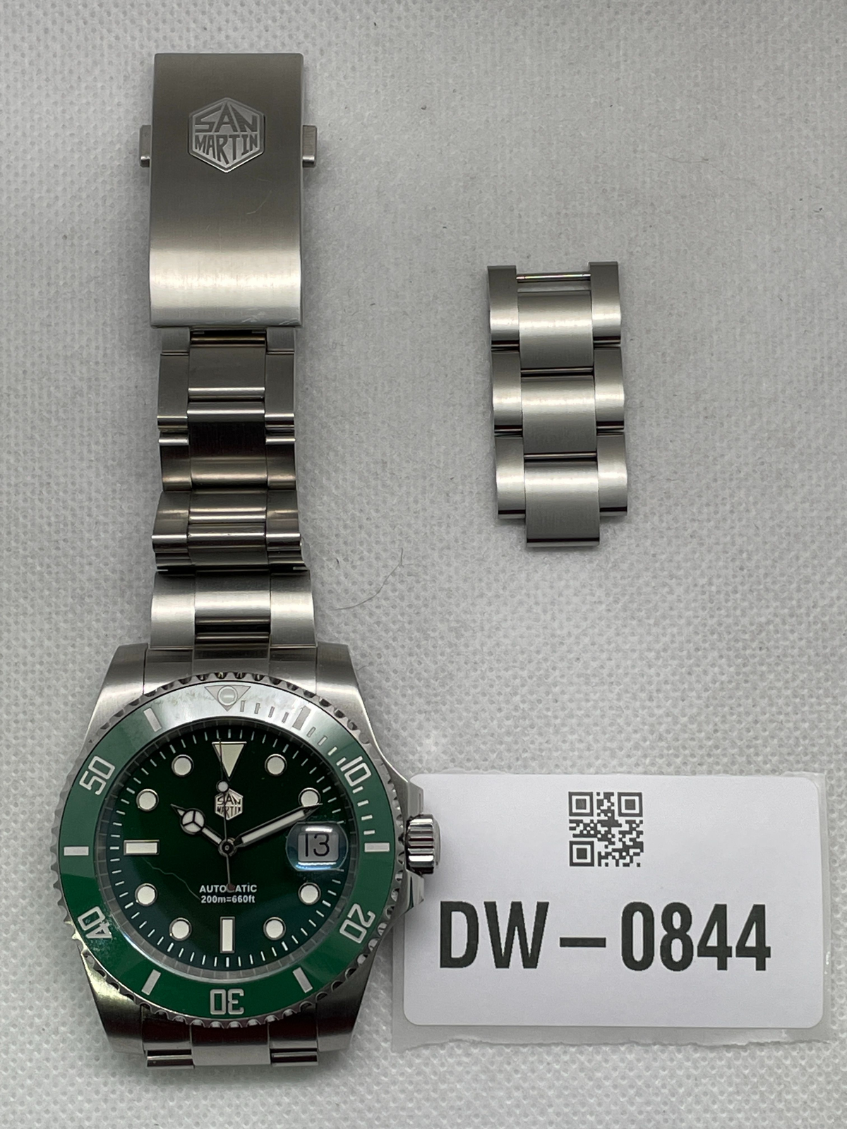 US Pre-Owned San Martin Upgraded ST2130 Sub Diver Men SN0017G-E