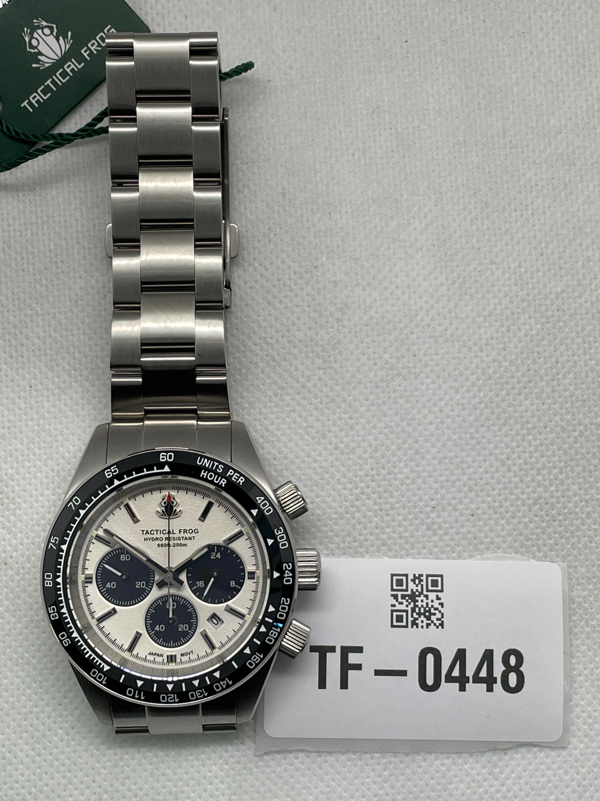 US Pre-Owned Tactical Frog VS75 Solar Chronograph Watch