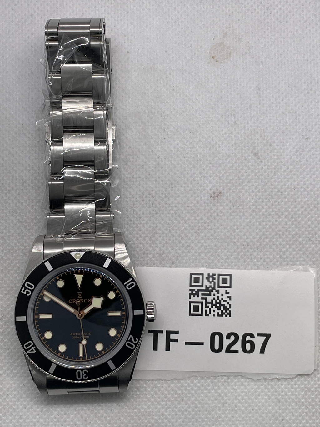 US Pre-Owned Cronos 37mm PT5000 Vintage Diver Watch L6033