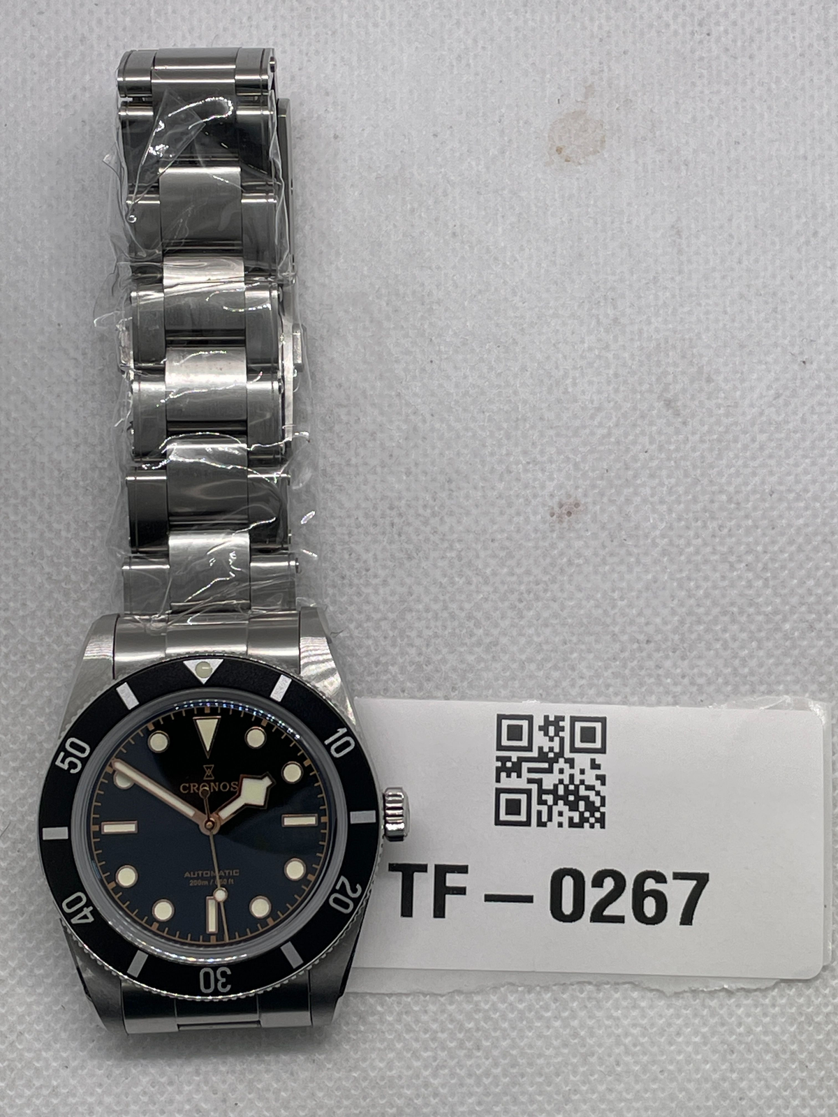 US Pre-Owned Cronos 37mm PT5000 Vintage Diver Watch L6033