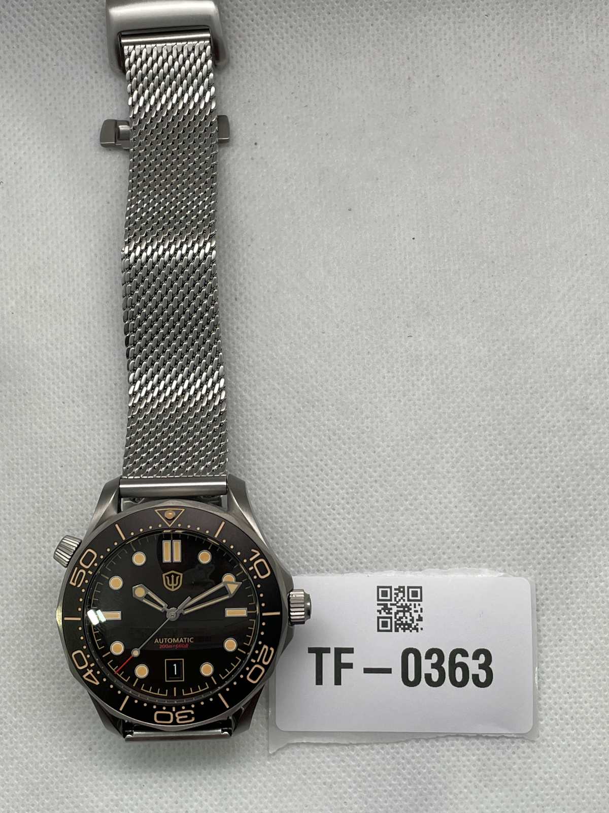 US Pre-Owned Watchdives WD007 V4 42mm Titanium Automatic NTTD Dive Watch