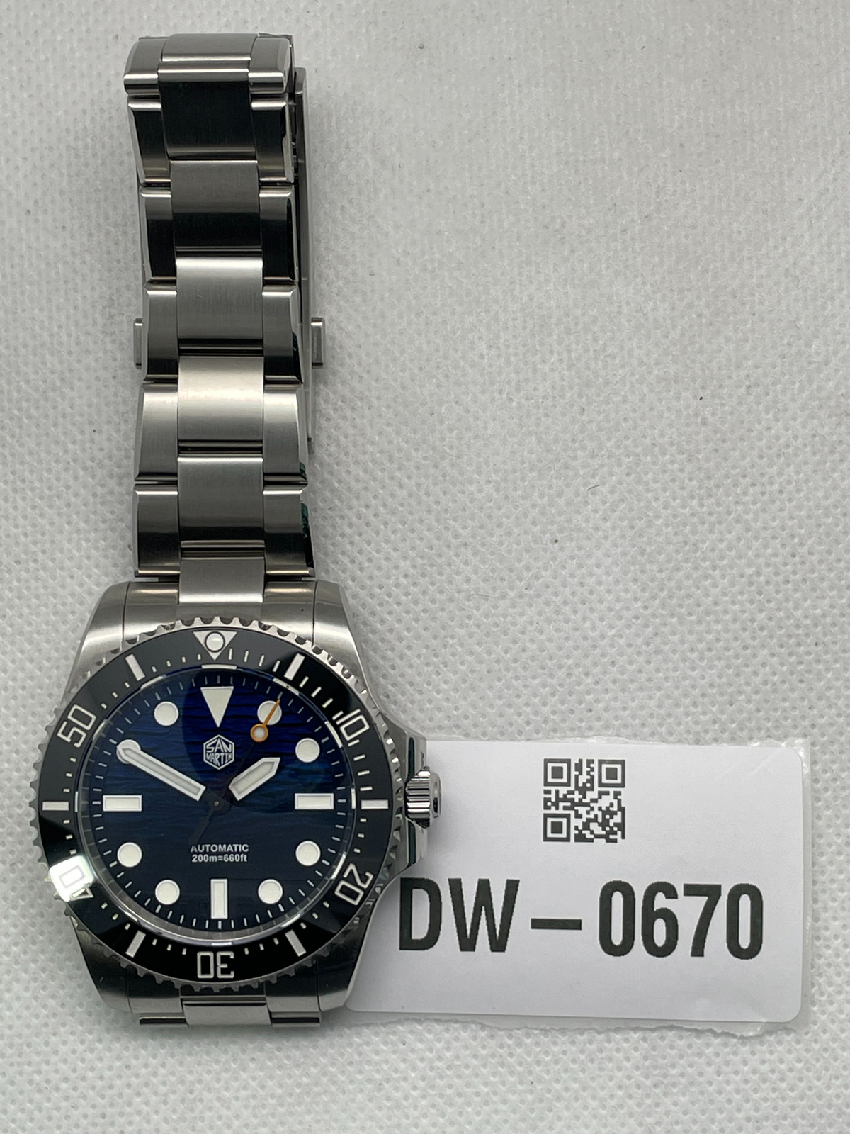 US Pre-Owned San Martin SN0126GS 38mm 90S5 Automatic Watch