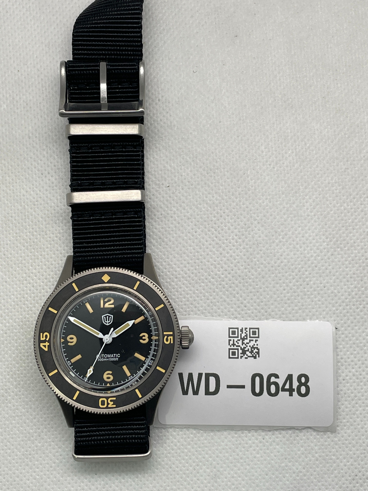 US Pre-Owned Watchdives WD50Ti Titanium 50-Fathoms NH35 Dive Watch