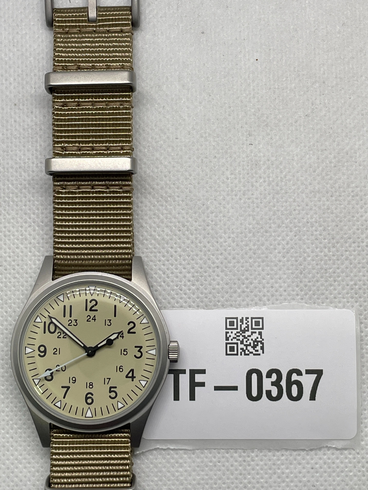 US Pre-Owned Militado VH31 36mm Field Watch ML07