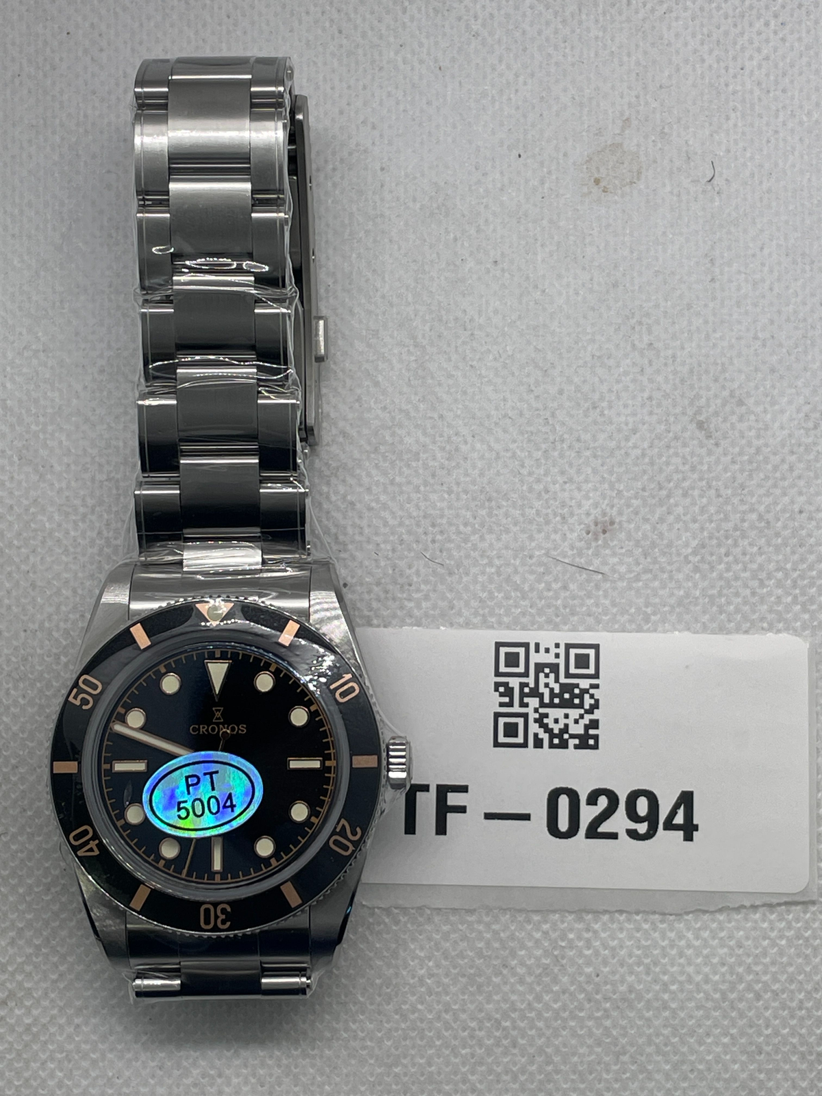 US Pre-Owned Cronos 37mm PT5000 Vintage Diver Watch L6033
