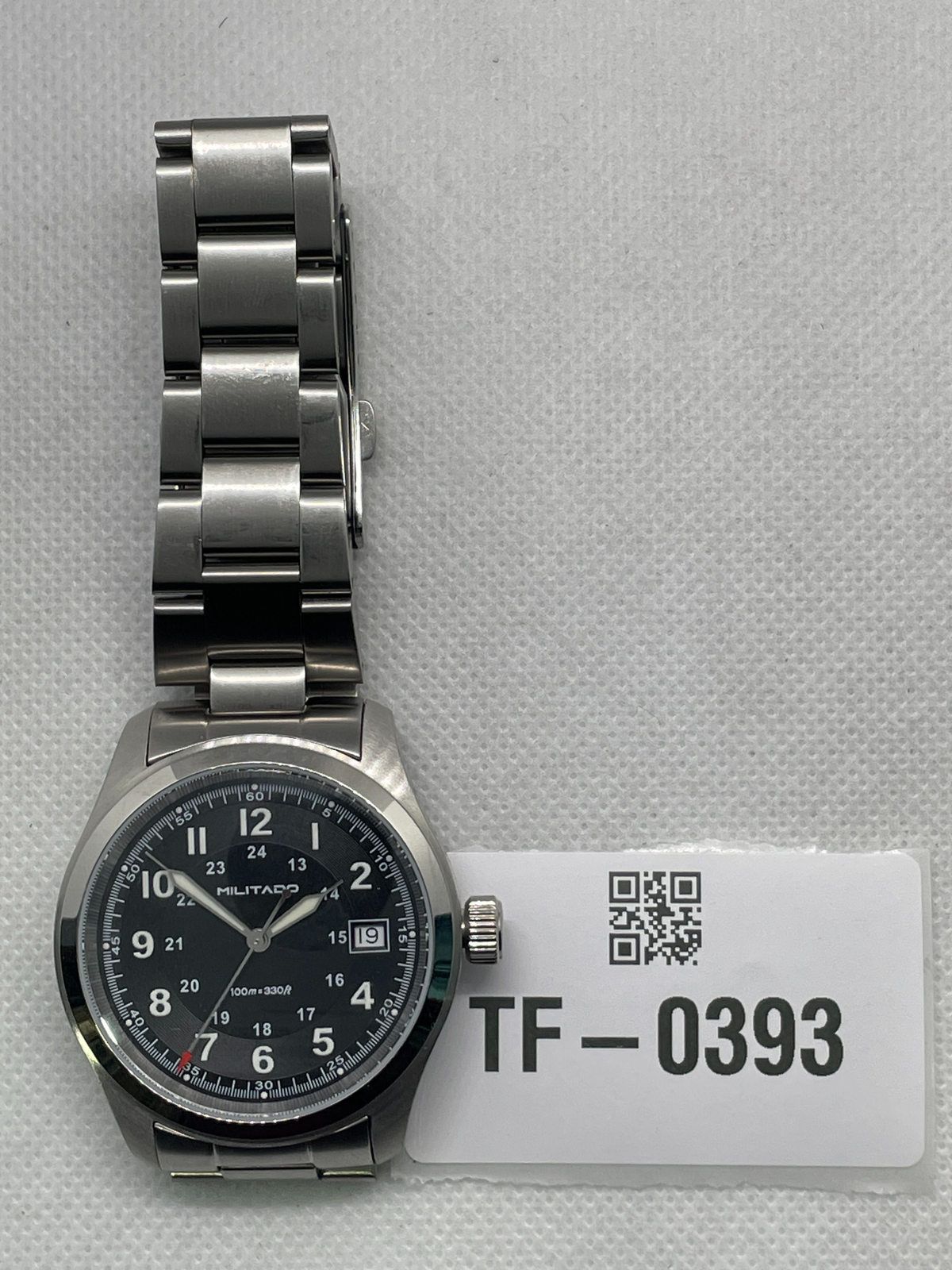 US Pre-Owned Militado ML08 38mm Field Watch – VH31 / Ronda 515