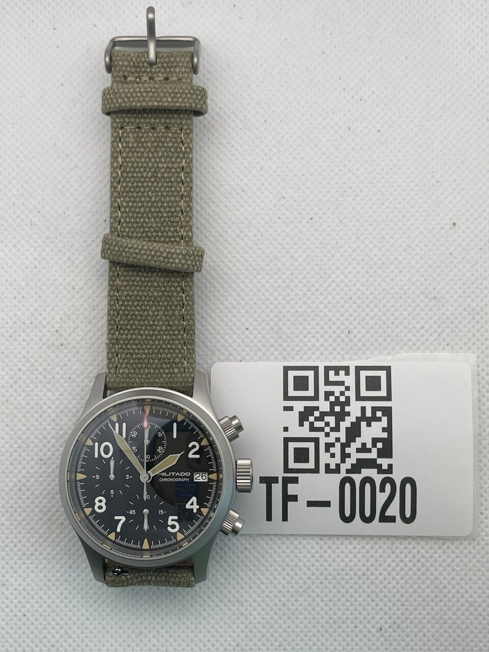 US Pre-Owned Militado Retro VK67 Quartz Chronograph Watch - 3 Dial