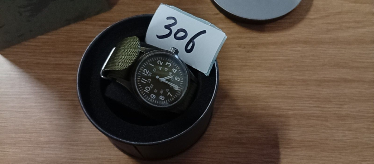 EU Pre-Owned Militado Sapphire Crystal 38mm Field Watch ML05