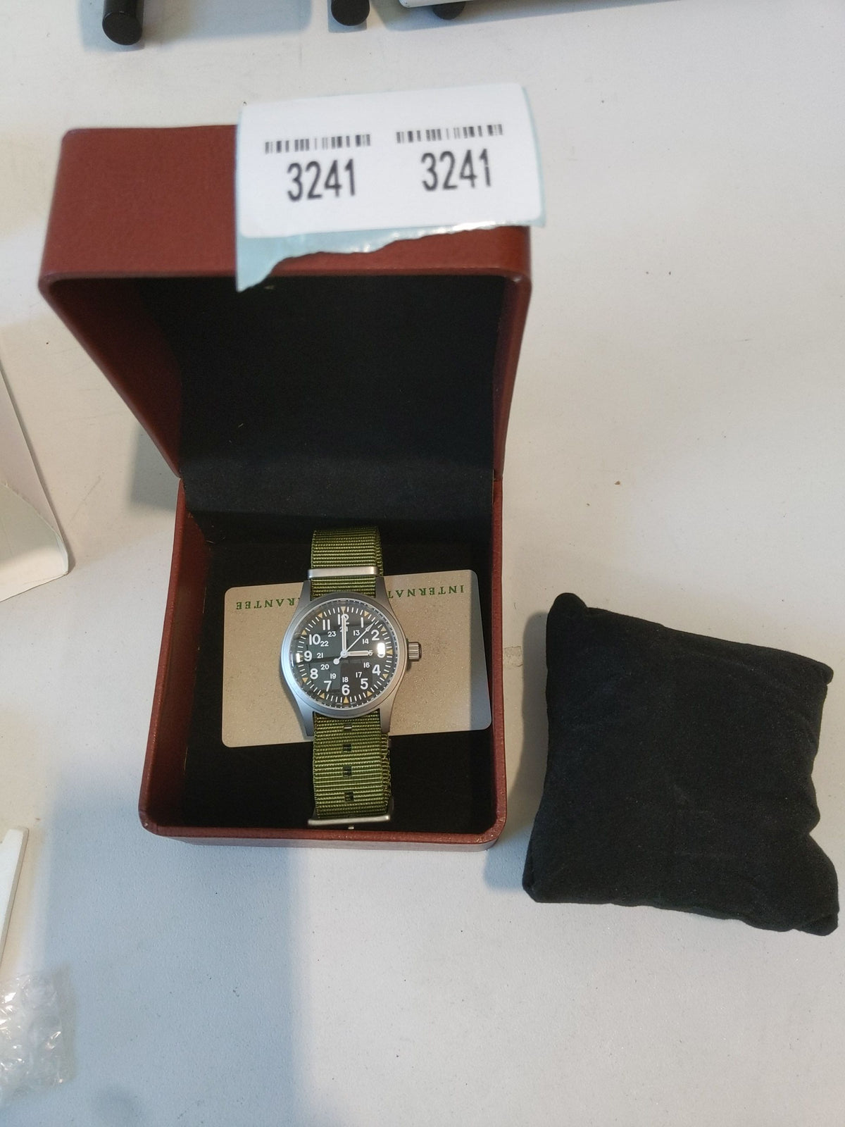 US Pre-Owned Militado Sapphire Crystal 38mm Field Watch ML05