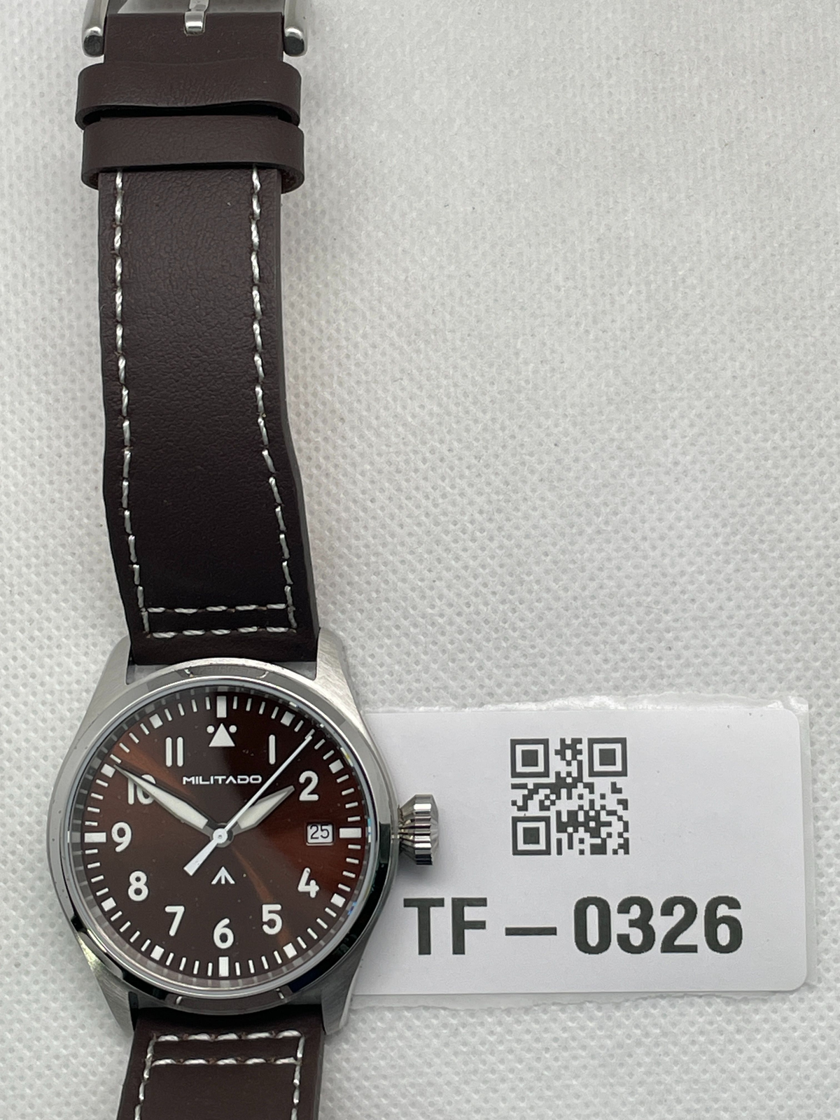 US Pre-Owned Militado ML21 37mm Sapphire Crystal Quartz Watch