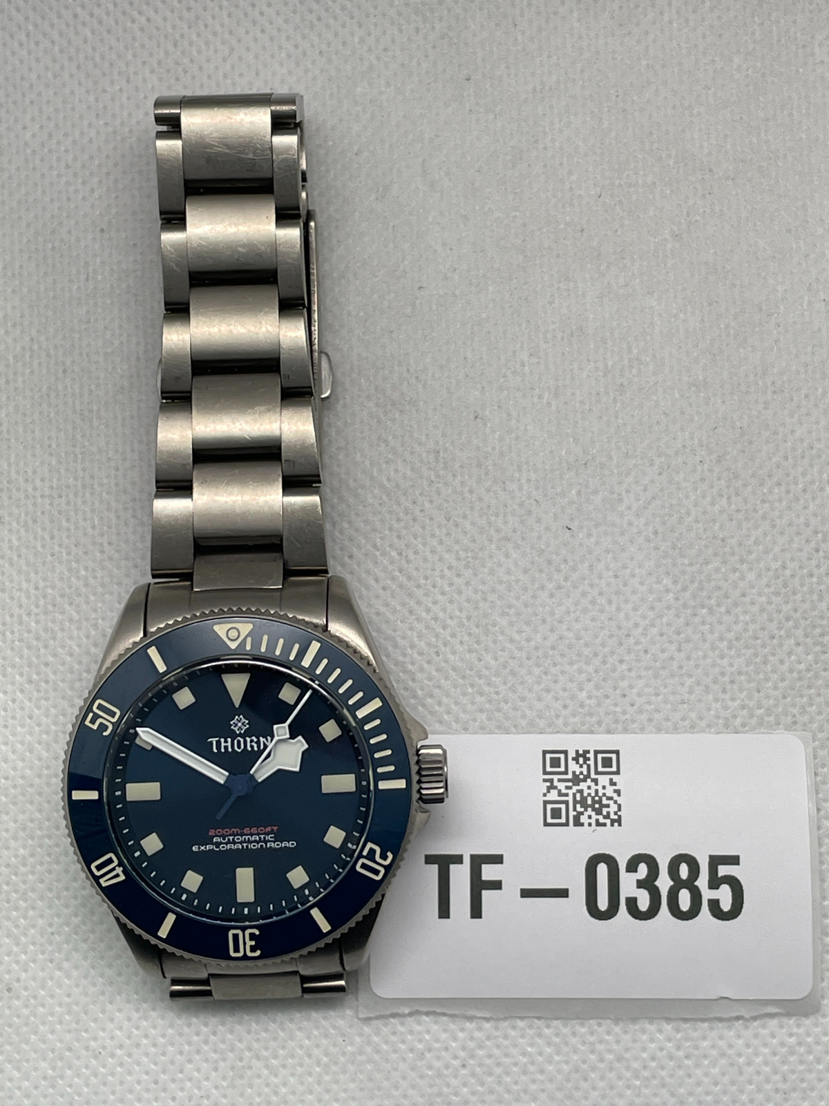 US Pre-Owned  Thorn PT5000 Automatic 39mm Titanium Watch SHY036