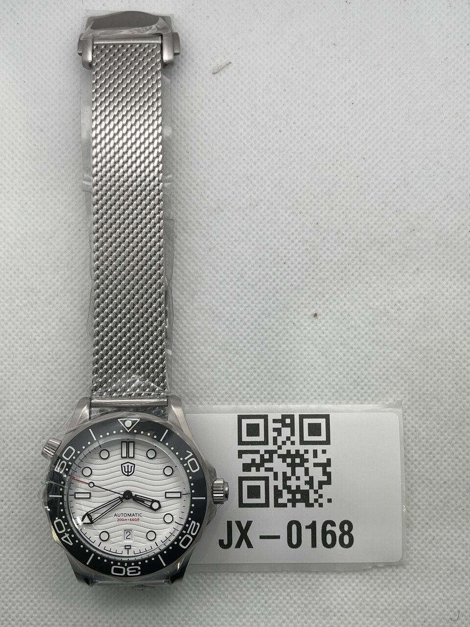 US Pre-Owned Watchdives WD007 Top Hat Sapphire PT5000/SL3001 Titanium Dive Watch