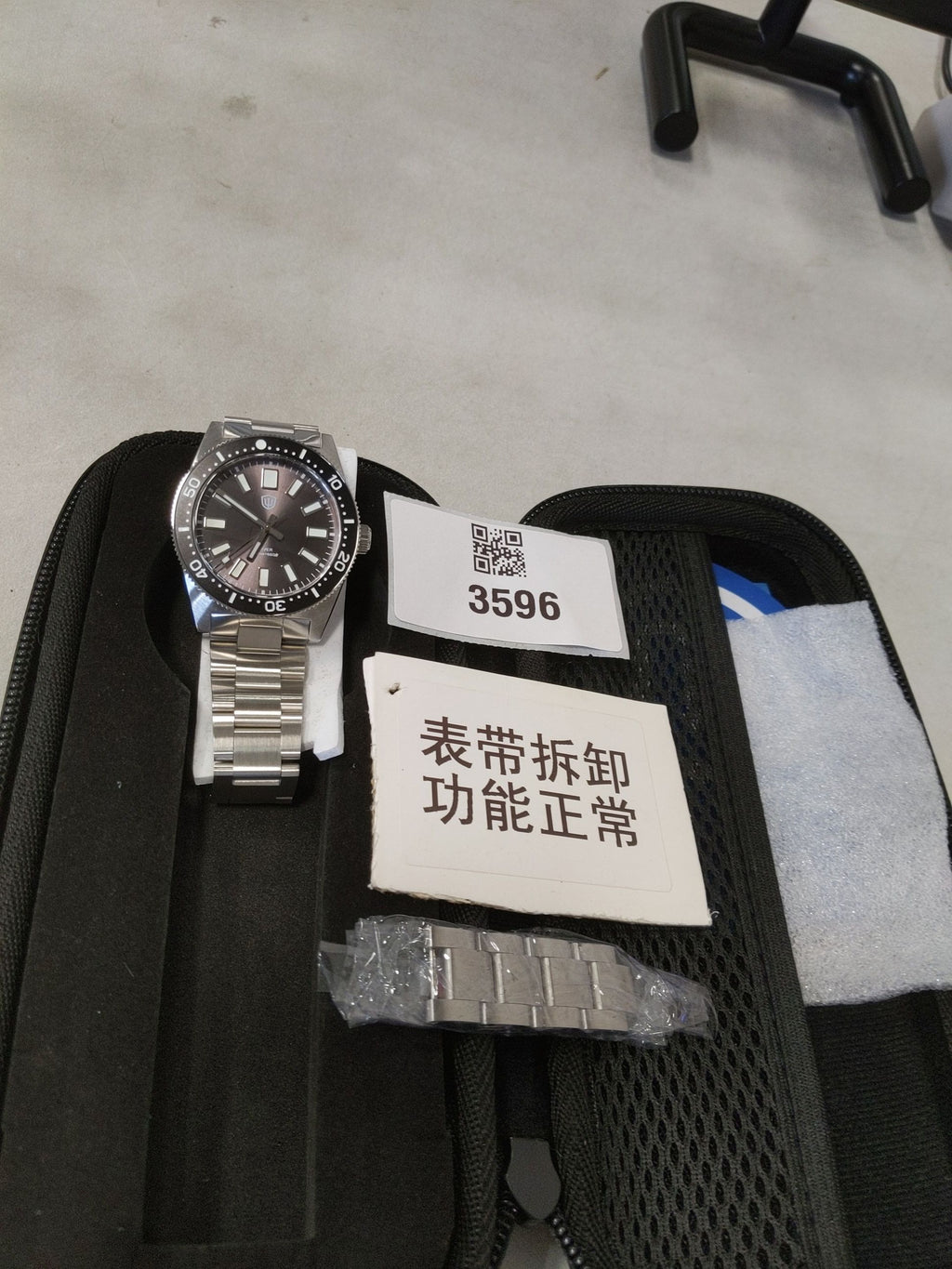 EU Pre-Owned Watchdives WD1965 38mm VH31 62MAS Dive Watch