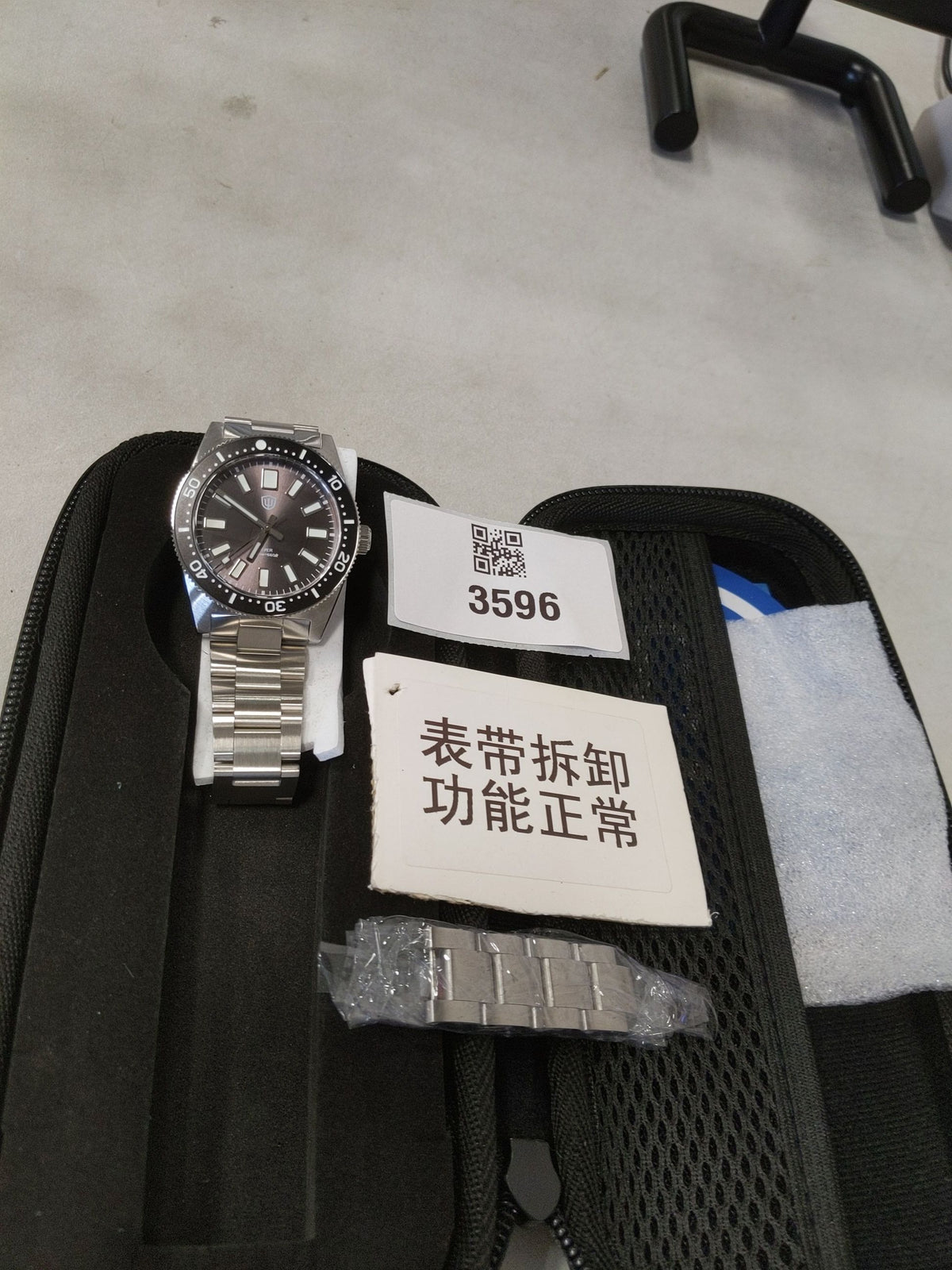 EU Pre-Owned Watchdives WD1965 38mm VH31 62MAS Dive Watch