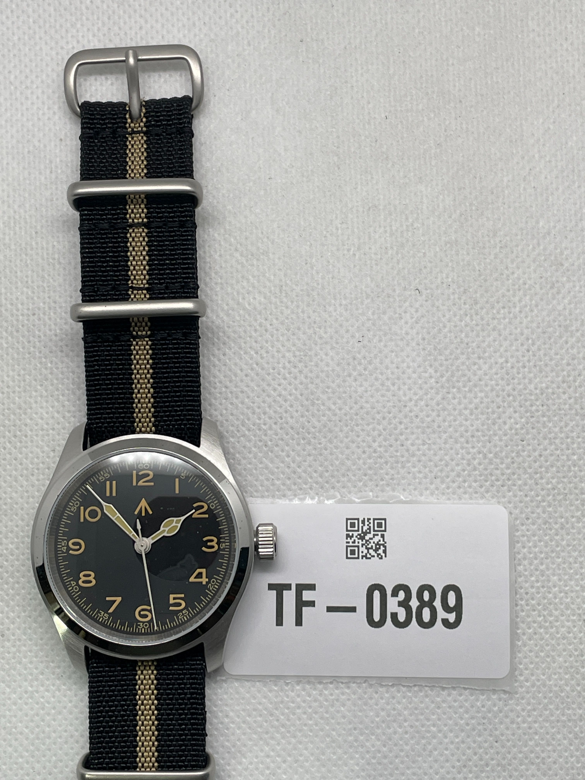 US Pre-Owned Militado ML08 38mm Field Watch – VH31 / Ronda 515