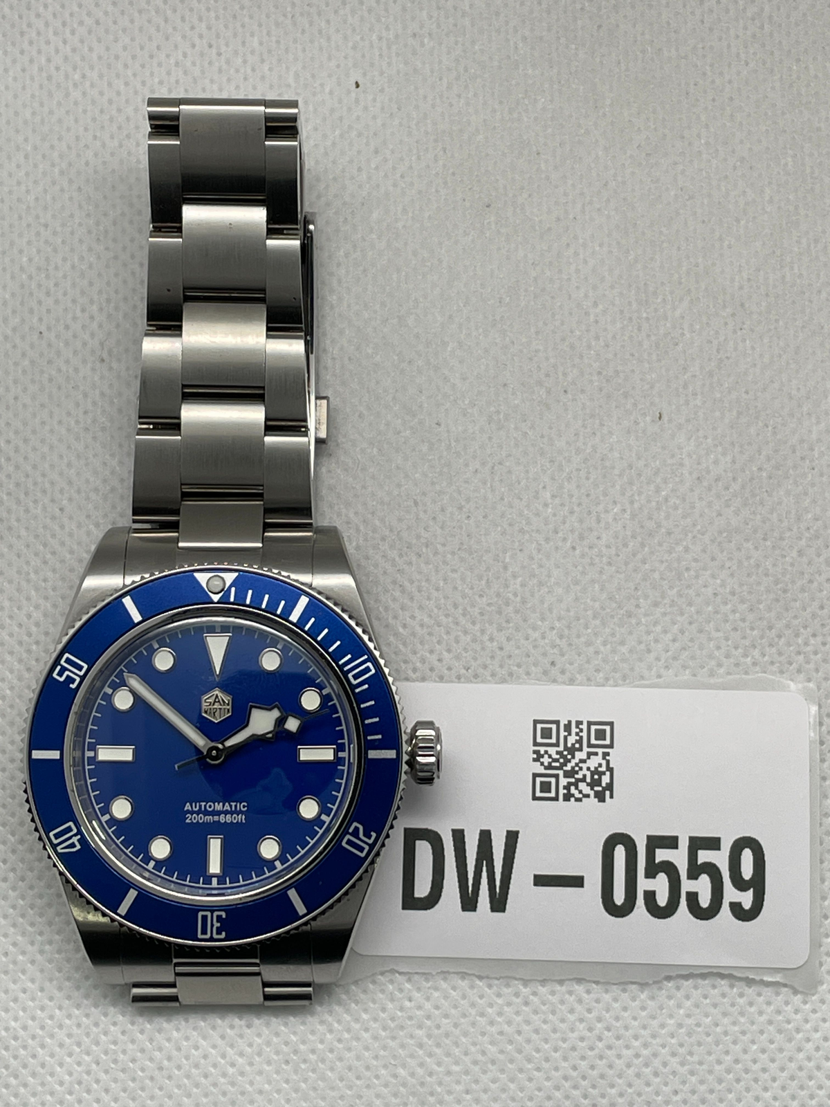 US Pre-Owned San Martin 40mm BB58 NH35 Automatic Watch SN008G-D
