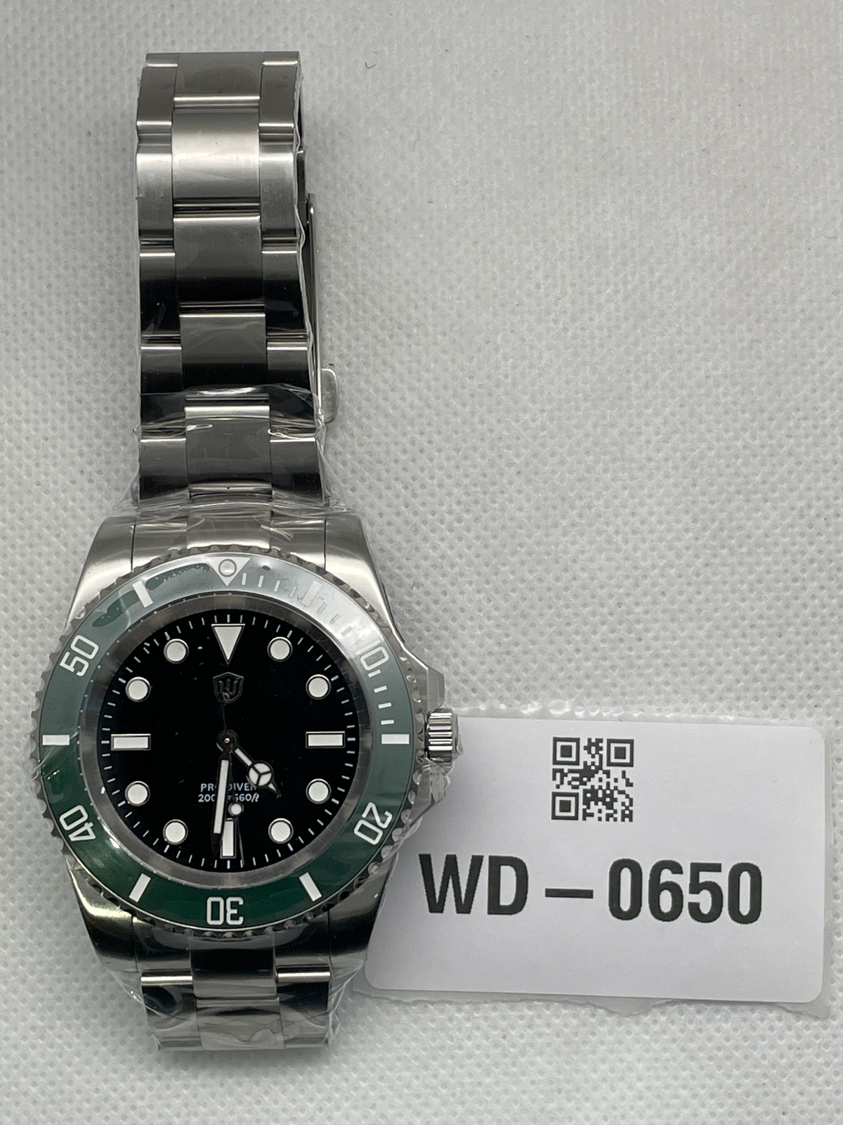 US Pre-Owned Watchdives WD1680Q V2 39mm VH31 Quartz Dive Watch