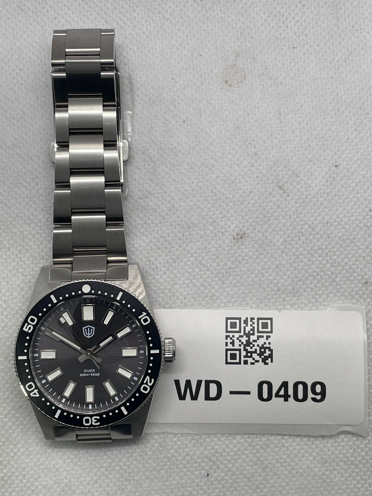 US Pre-Owned Watchdives WD1965 38mm VH31 62MAS Dive Watch