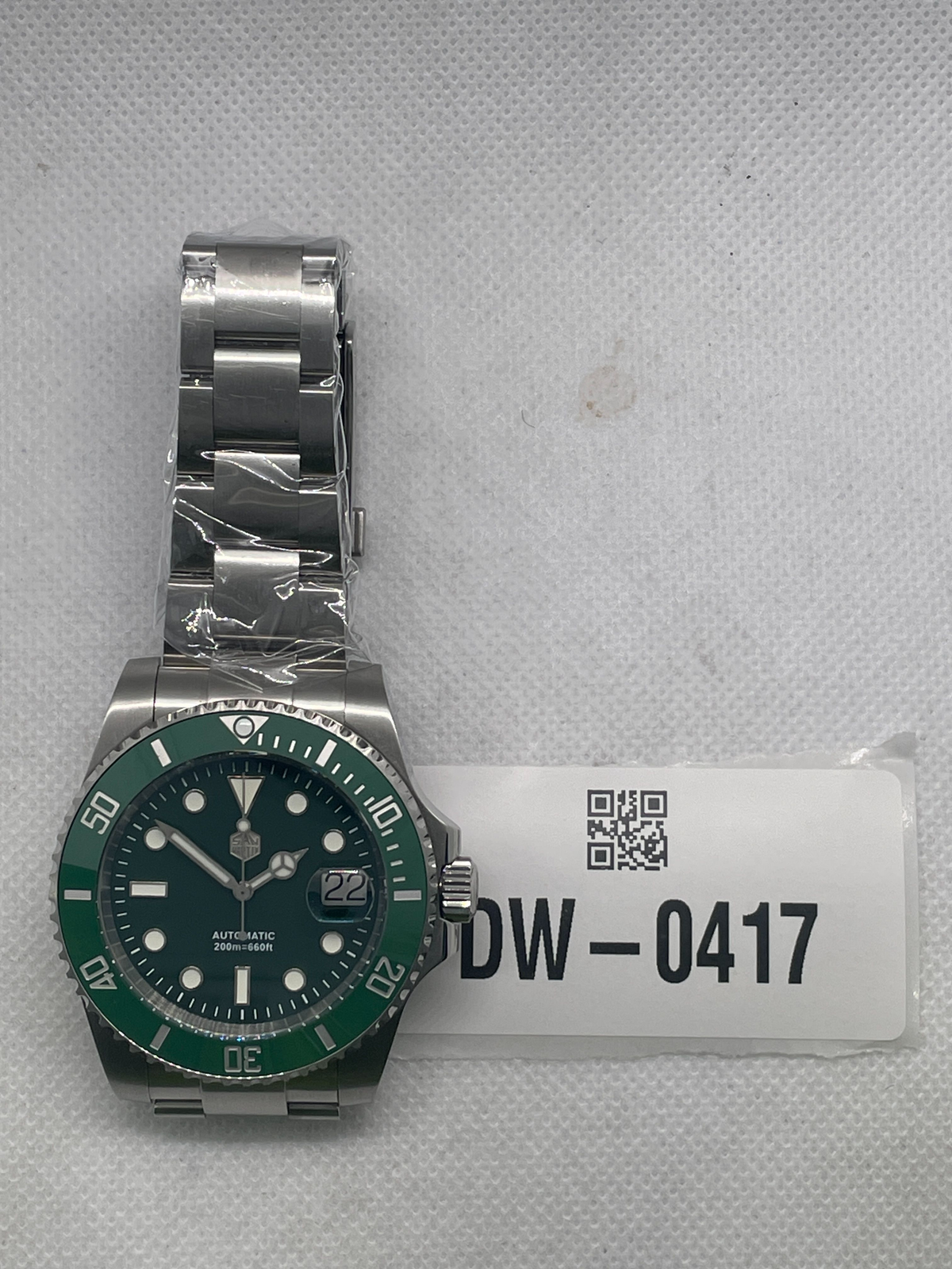 US Pre-Owned San Martin Upgraded ST2130 Sub Diver Men SN0017G-E